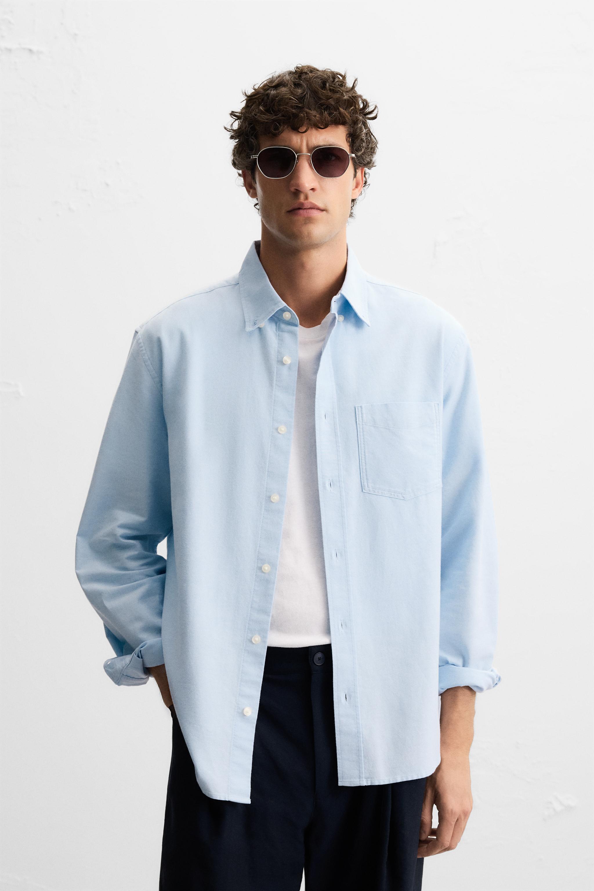 TEXTURED OXFORD SHIRT