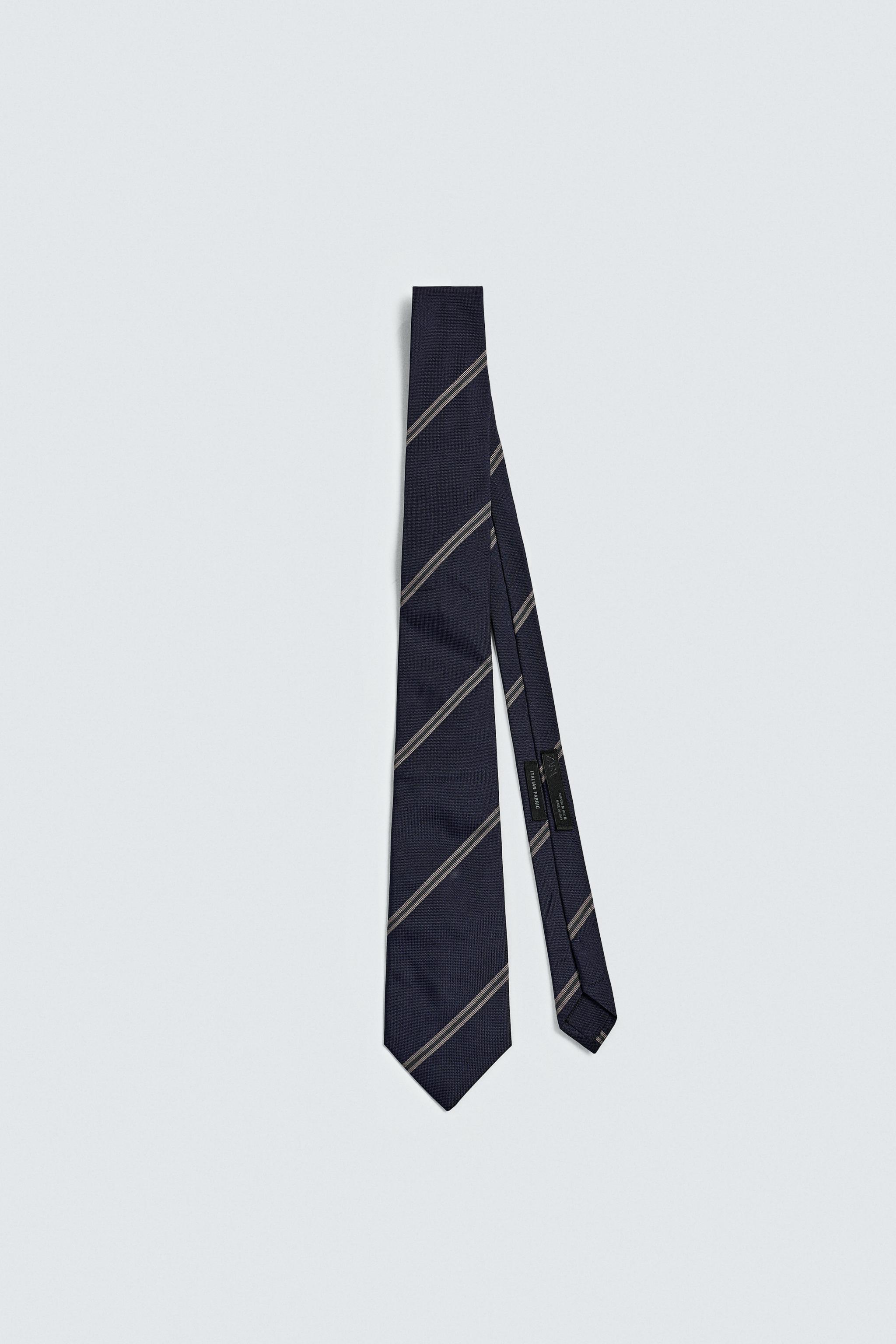 100% SILK STRIPED TIE