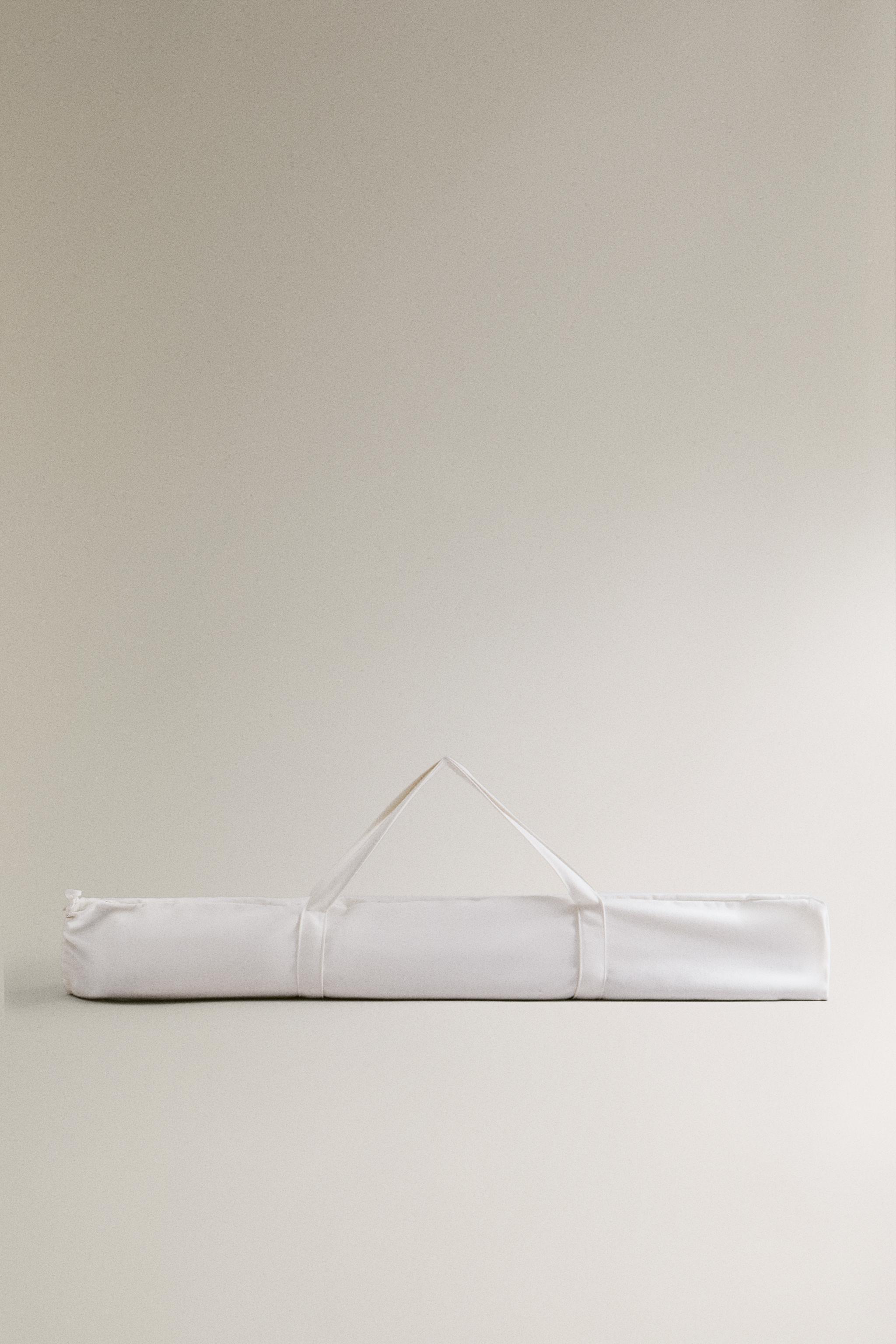 ASH WOOD CONTRAST BEACH UMBRELLA