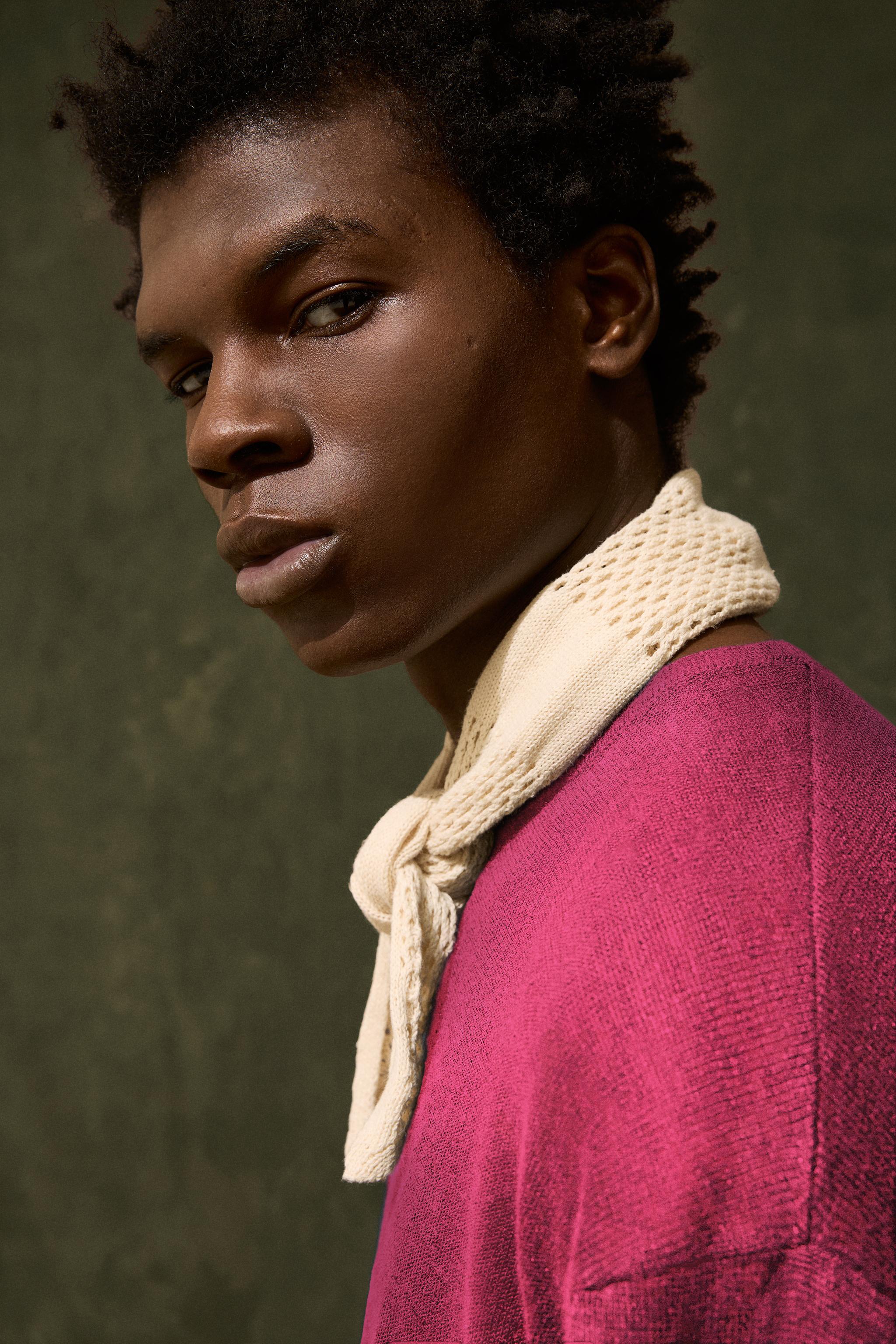 VISCOSE LINEN T-SHIRT