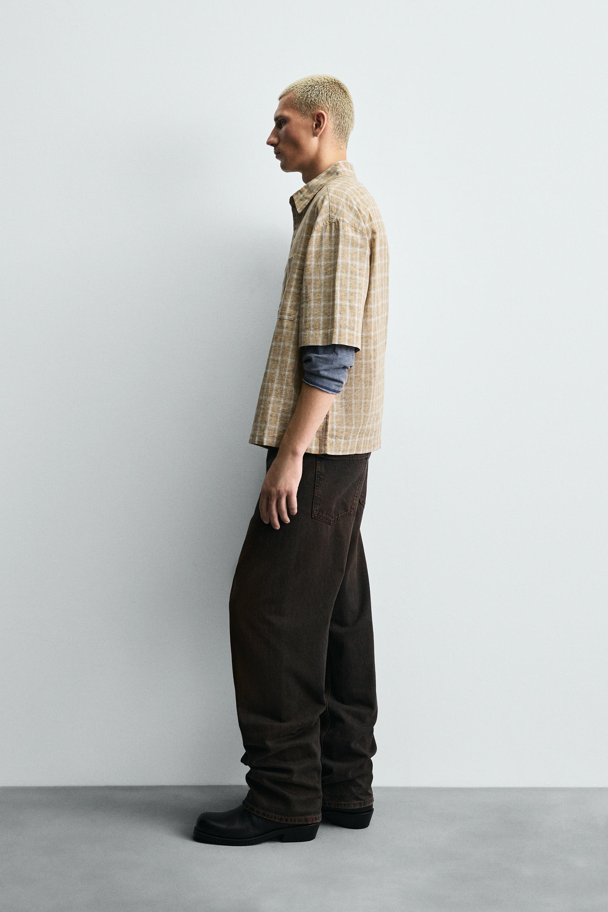 CHECKERED BOXY FIT SHIRT