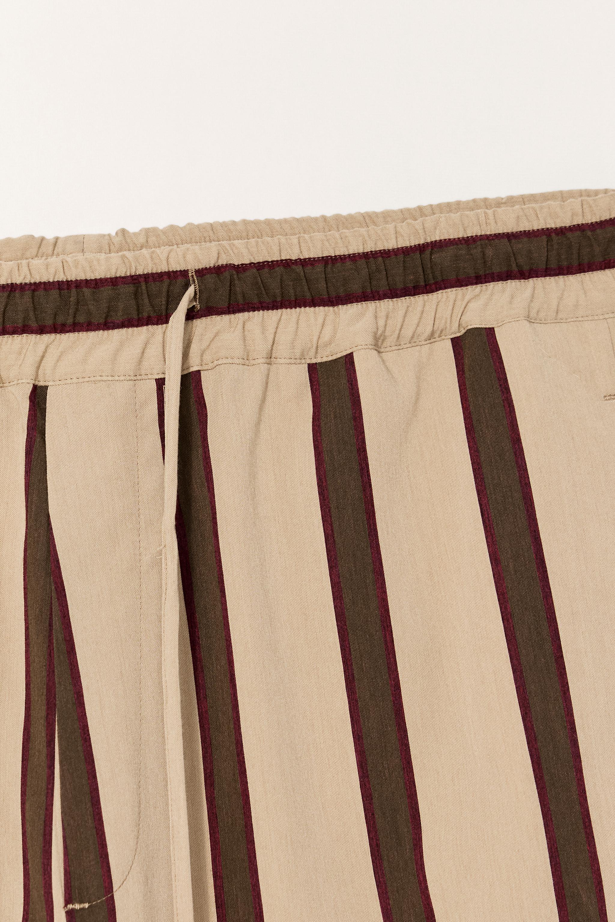 LIMITED EDITION STRIPED RELAXED FIT PANTS