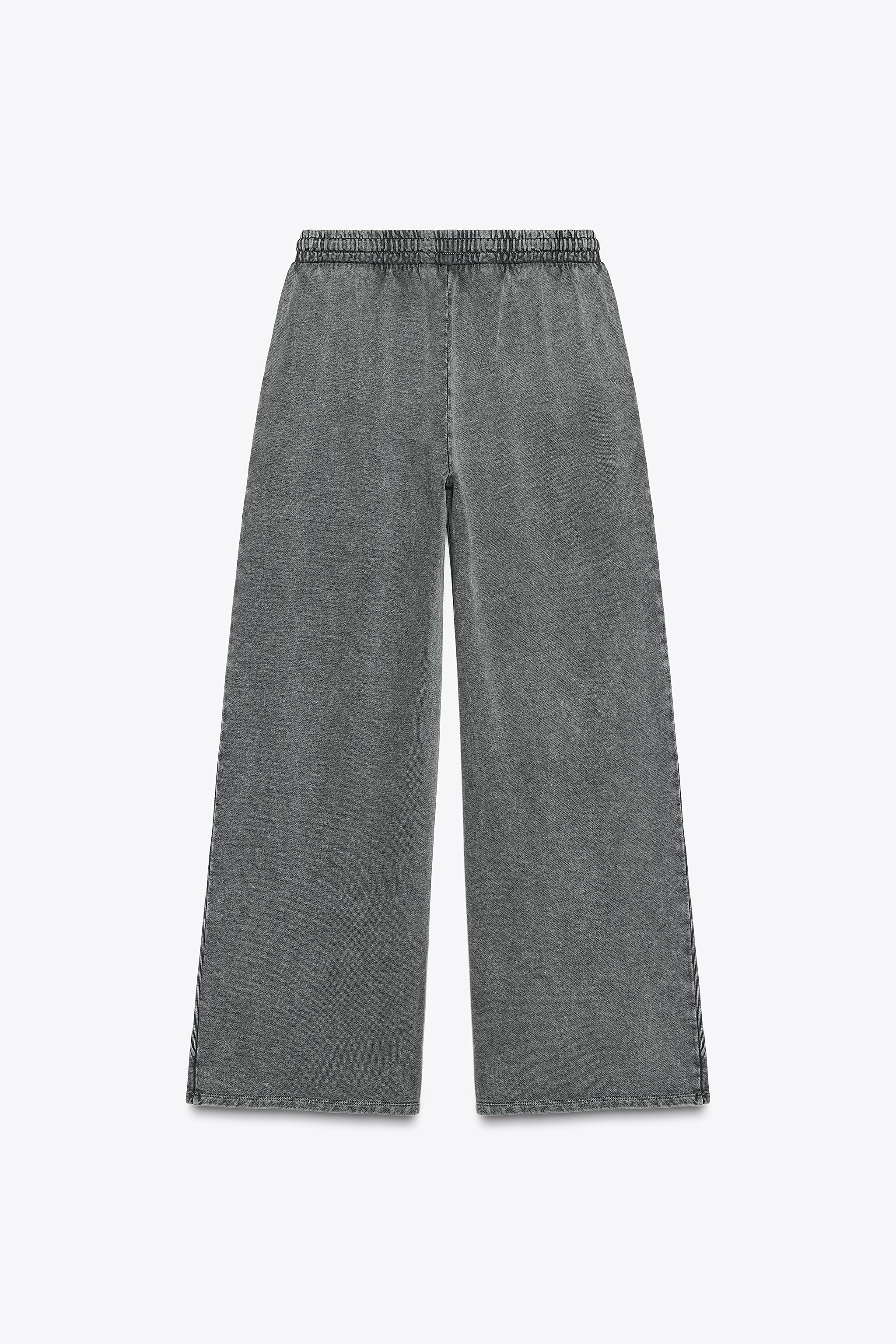 WASHED EFFECT PANTS
