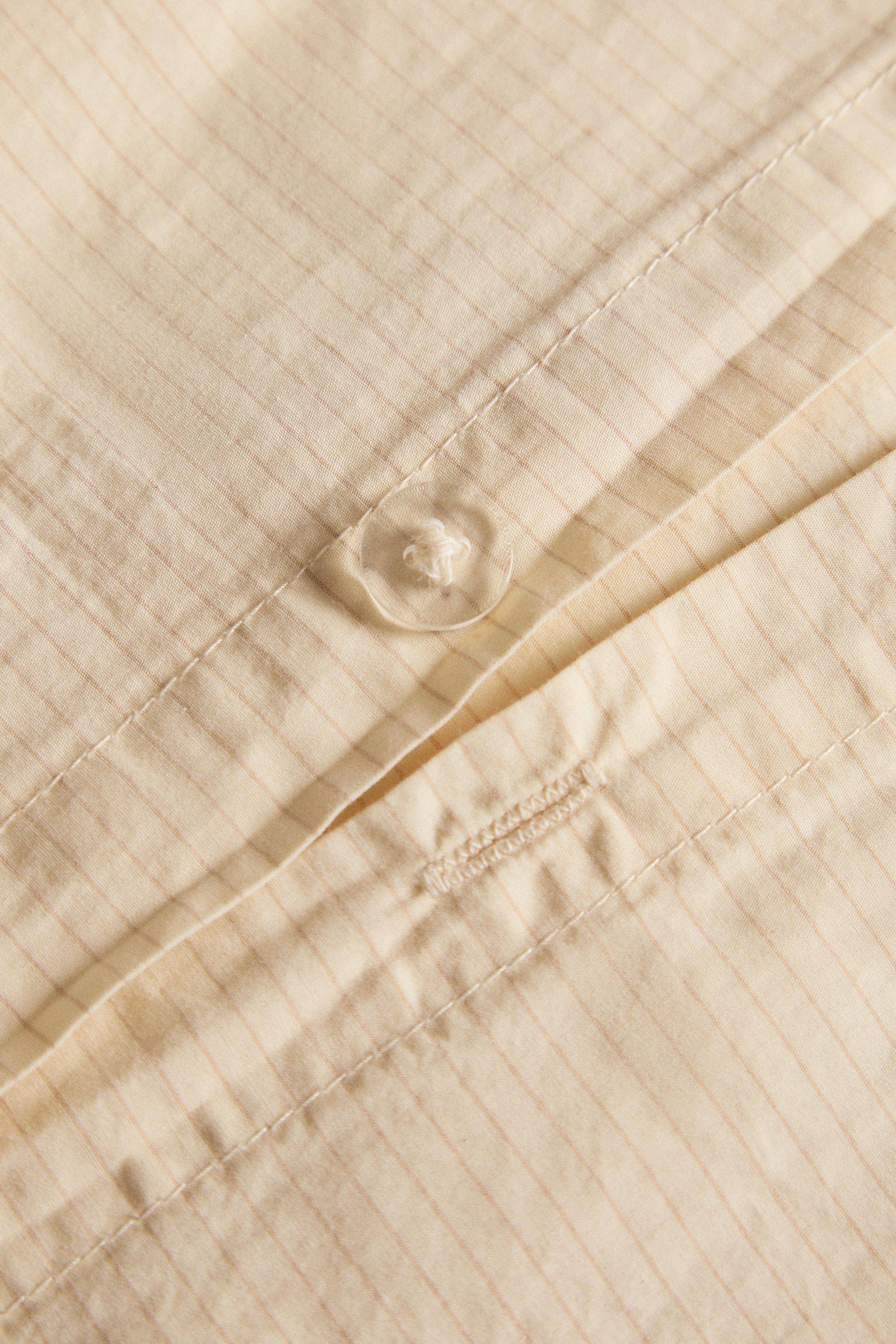 STRIPED PRINT DUVET COVER