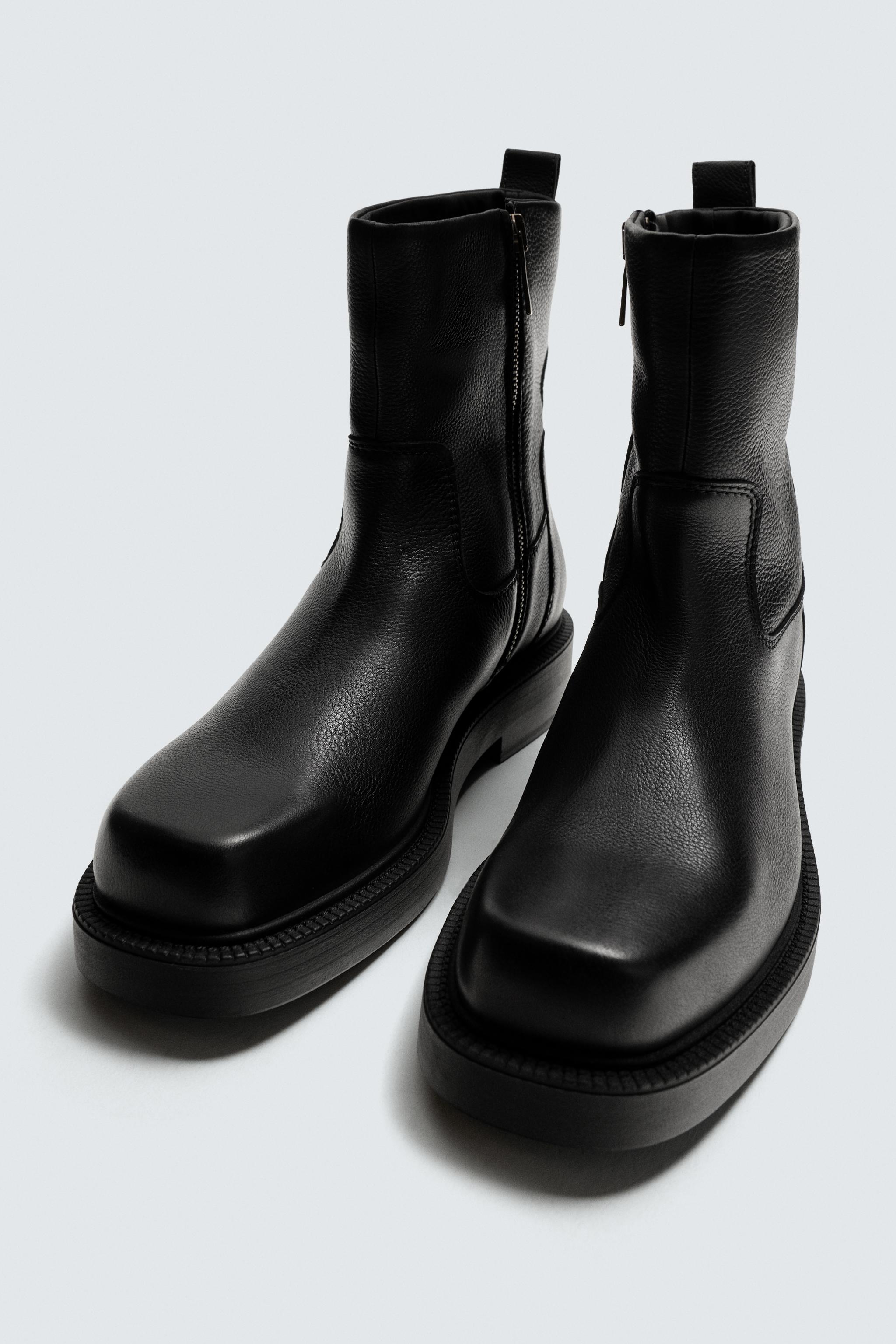LIMITED EDITION THICK SOLE LEATHER BOOTS