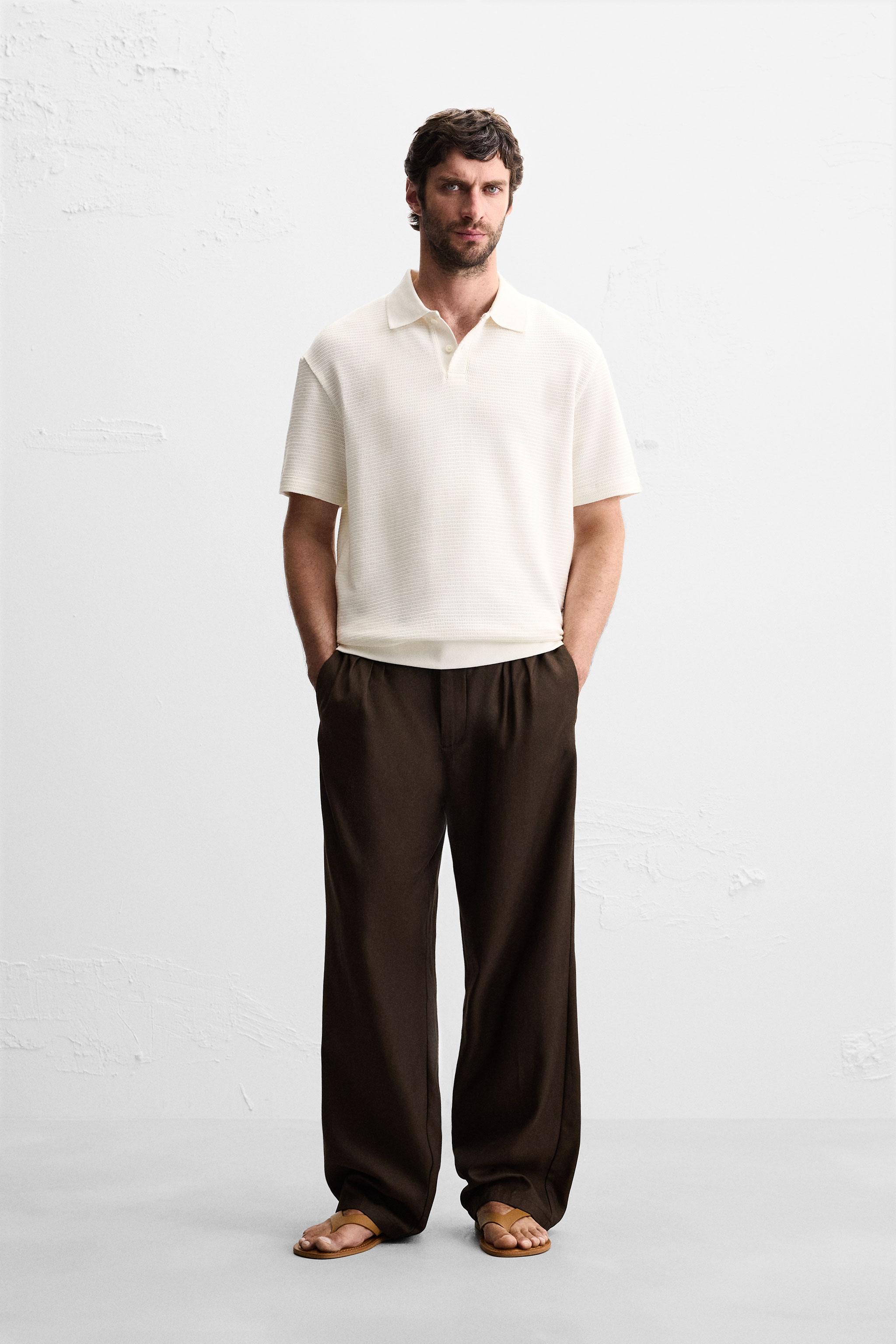 JACQUARD TEXTURED POLO SHIRT