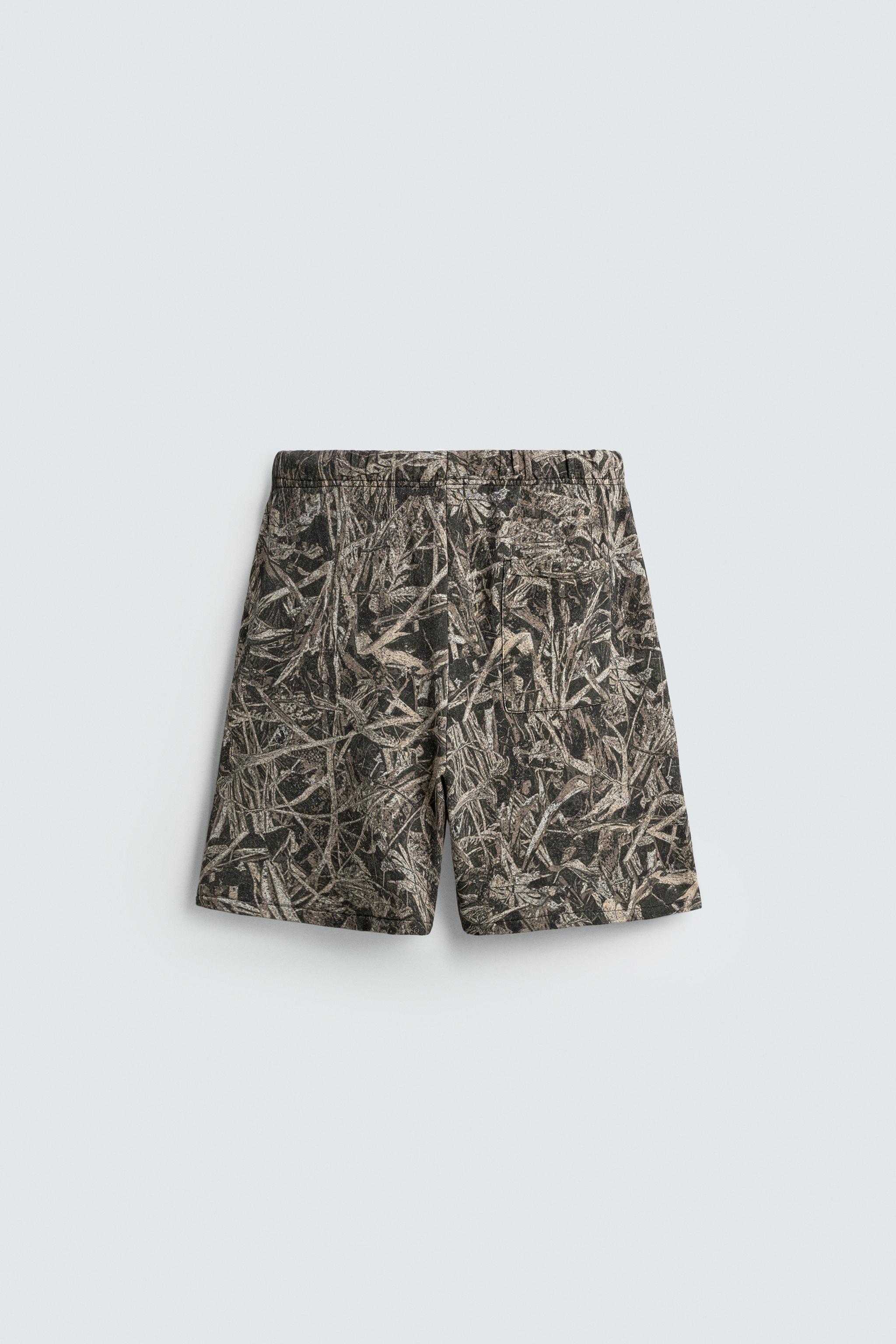 ABSTRACT PRINT SHORTS