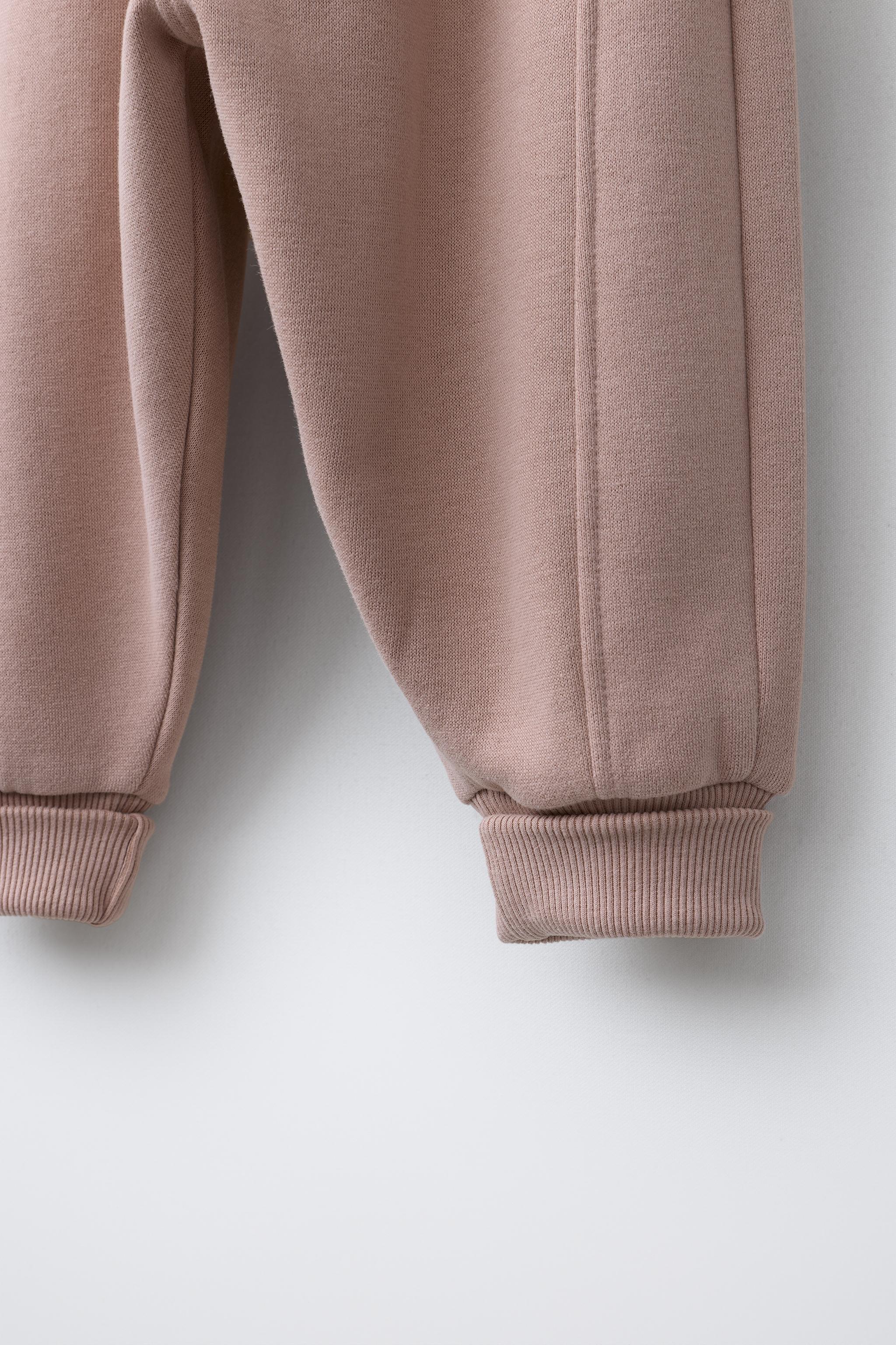 FLOCKED LOGO JOGGER PANTS