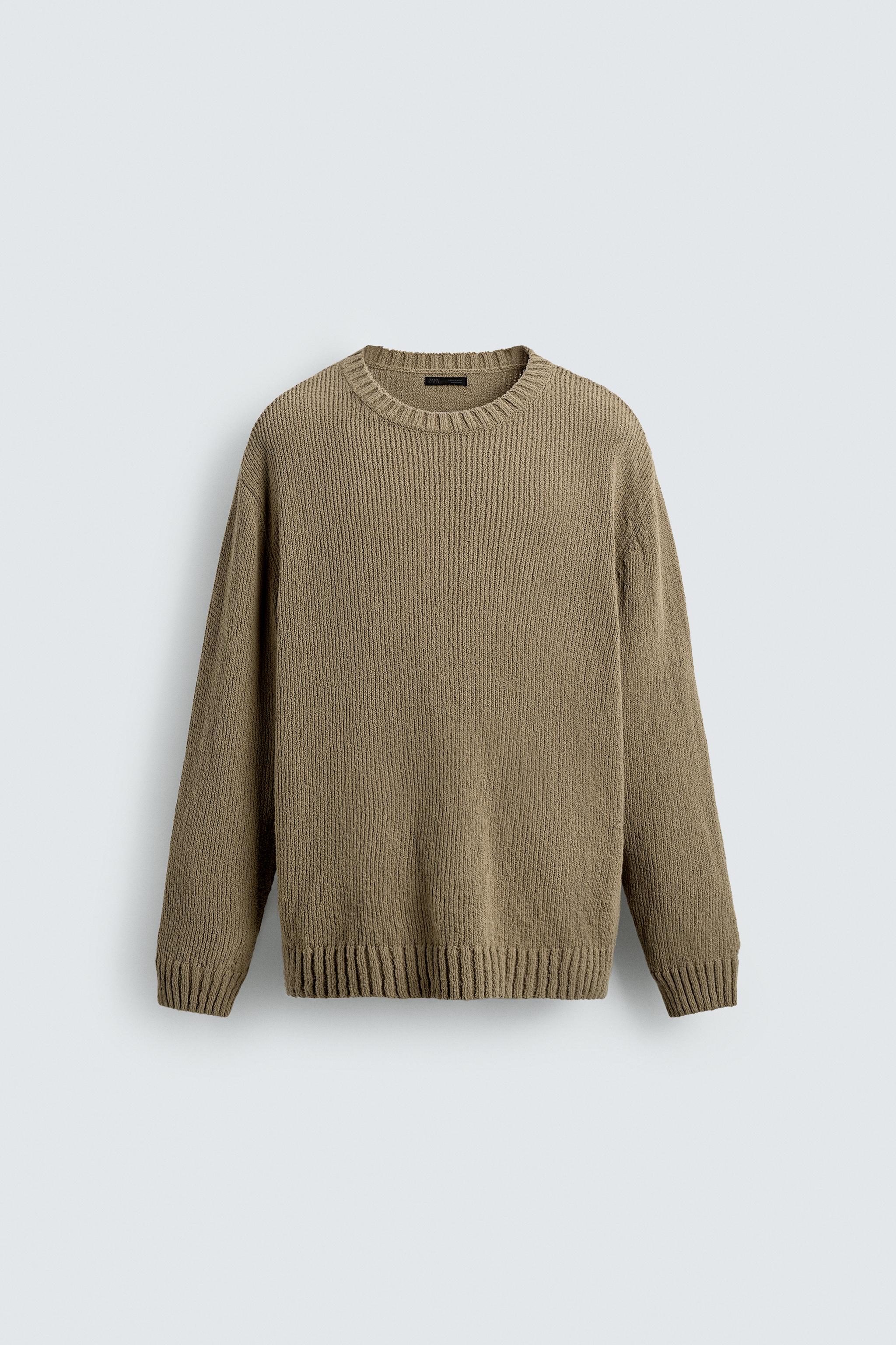 TEXTURED KNIT SWEATER