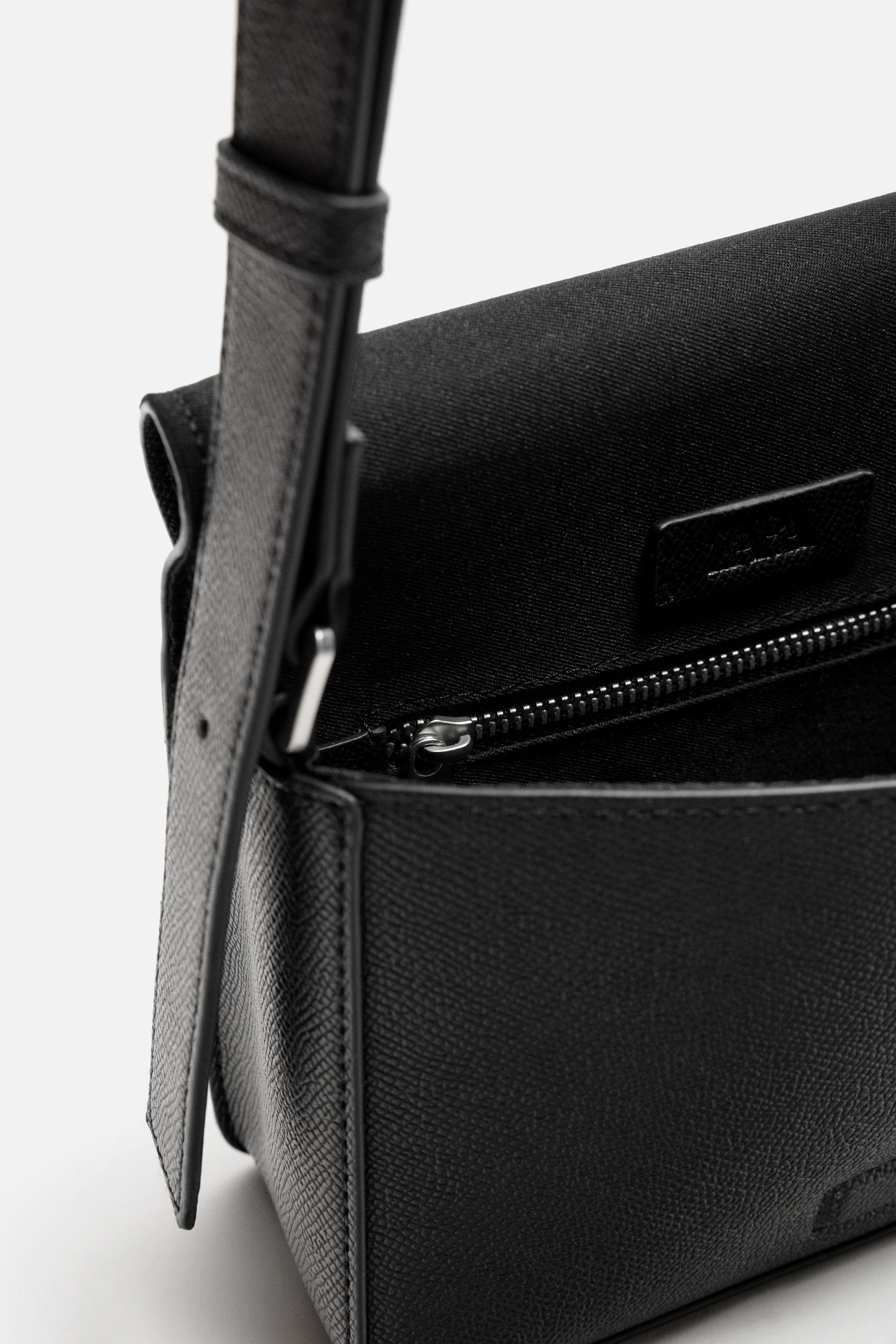 TEXTURED CROSSBODY BAG