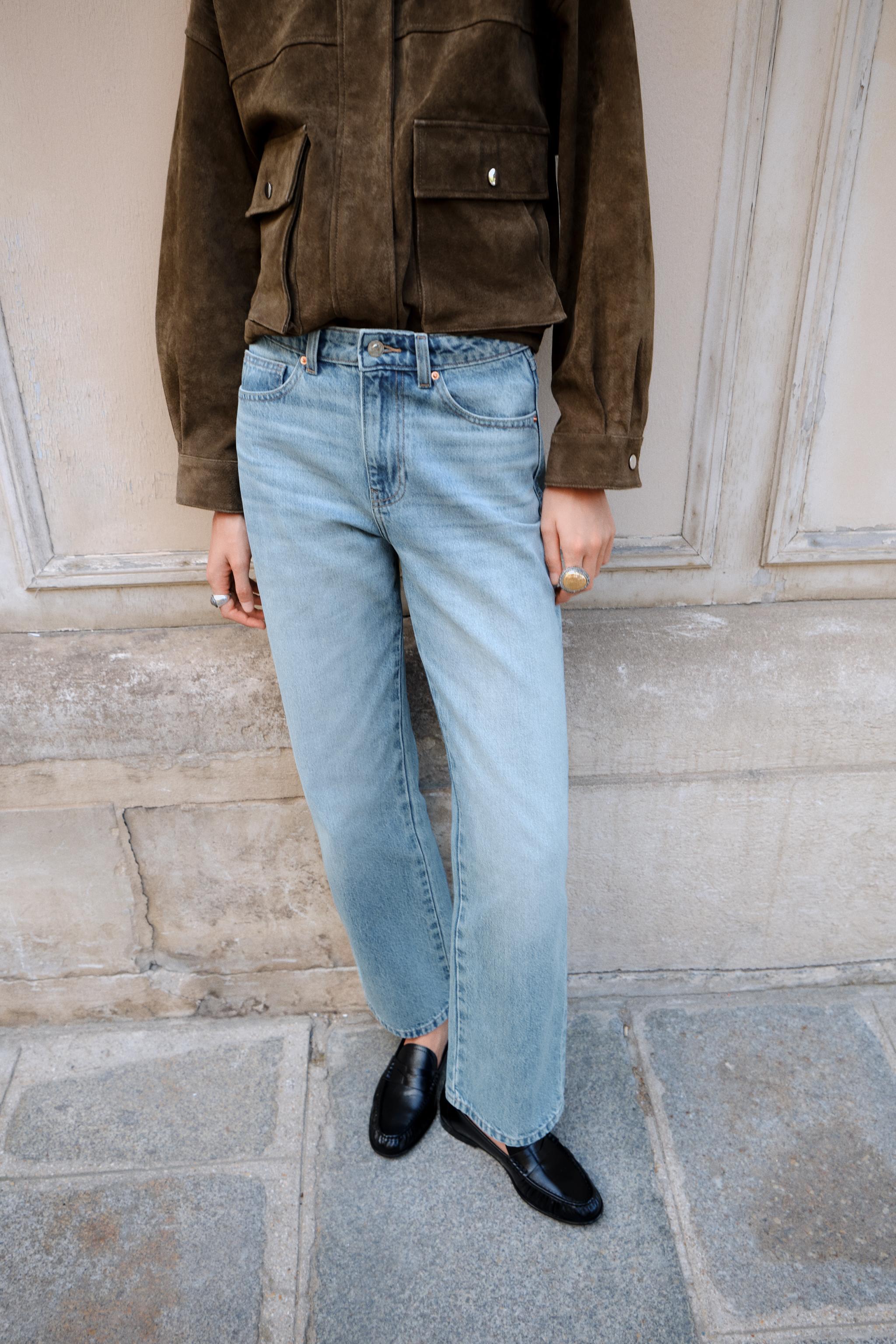 Z.03 REGULAR FIT HIGH-WAIST LONG LENGTH JEANS