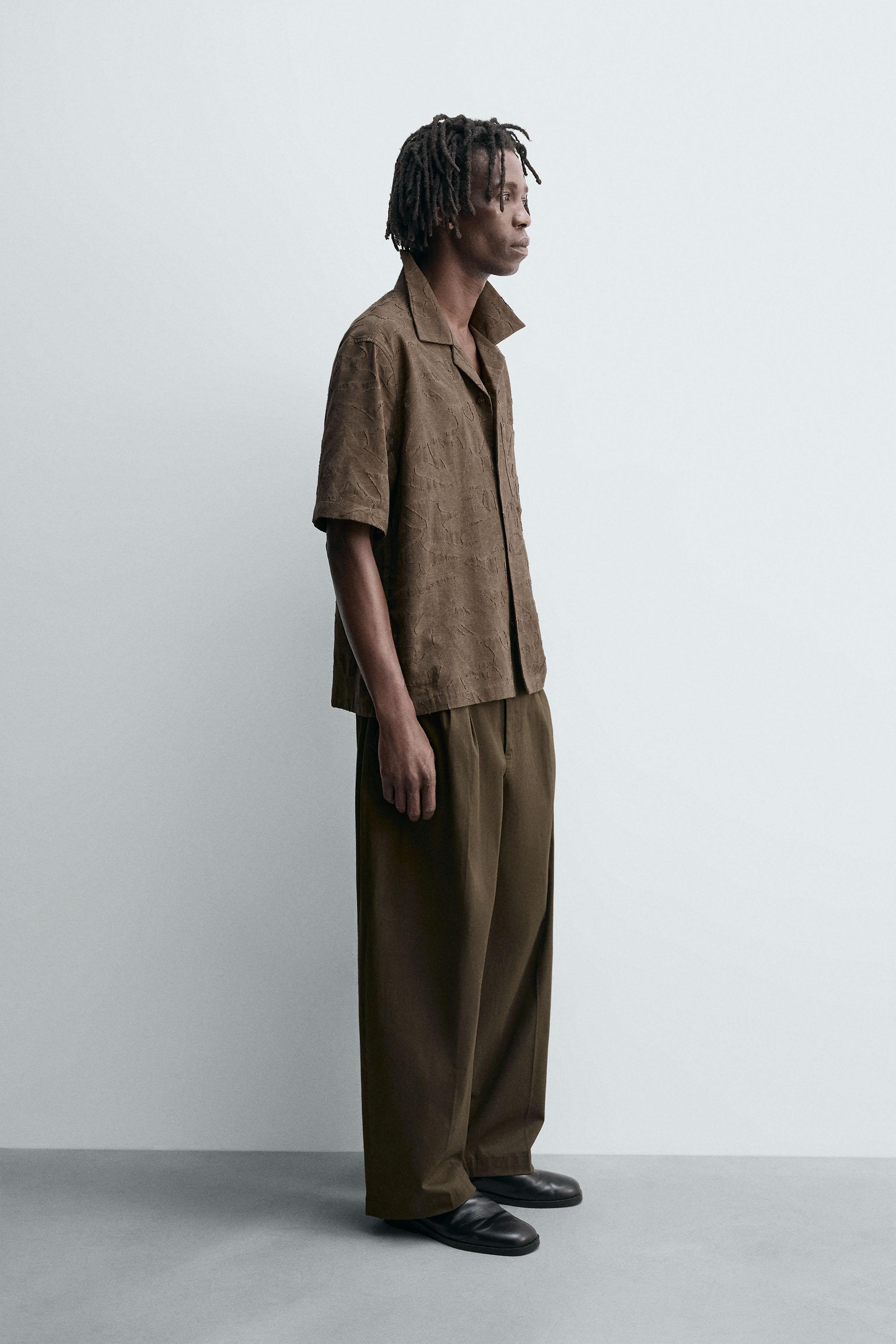 FLORAL JACQUARD SHIRT