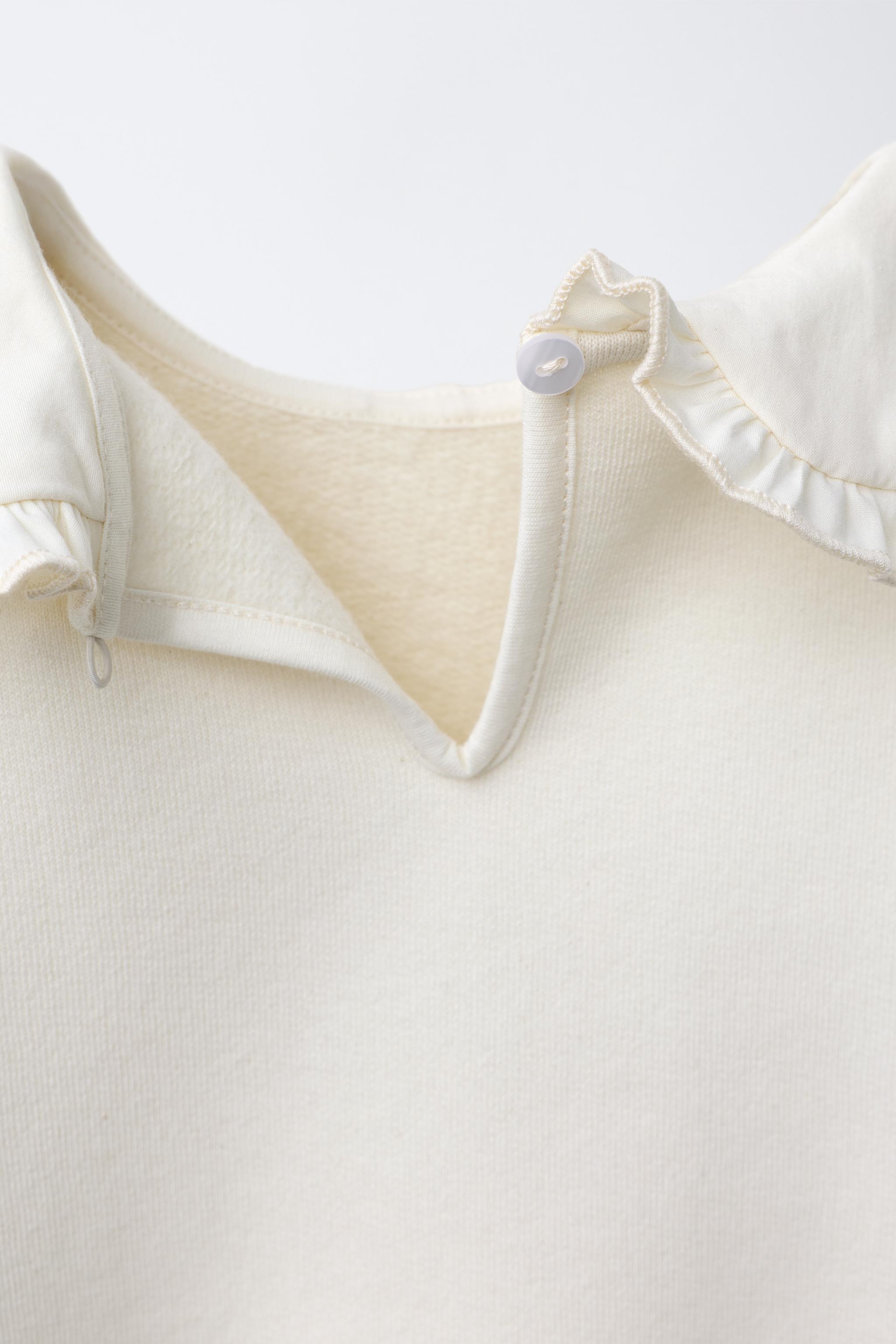 COMBINED COLLAR SWEATSHIRT
