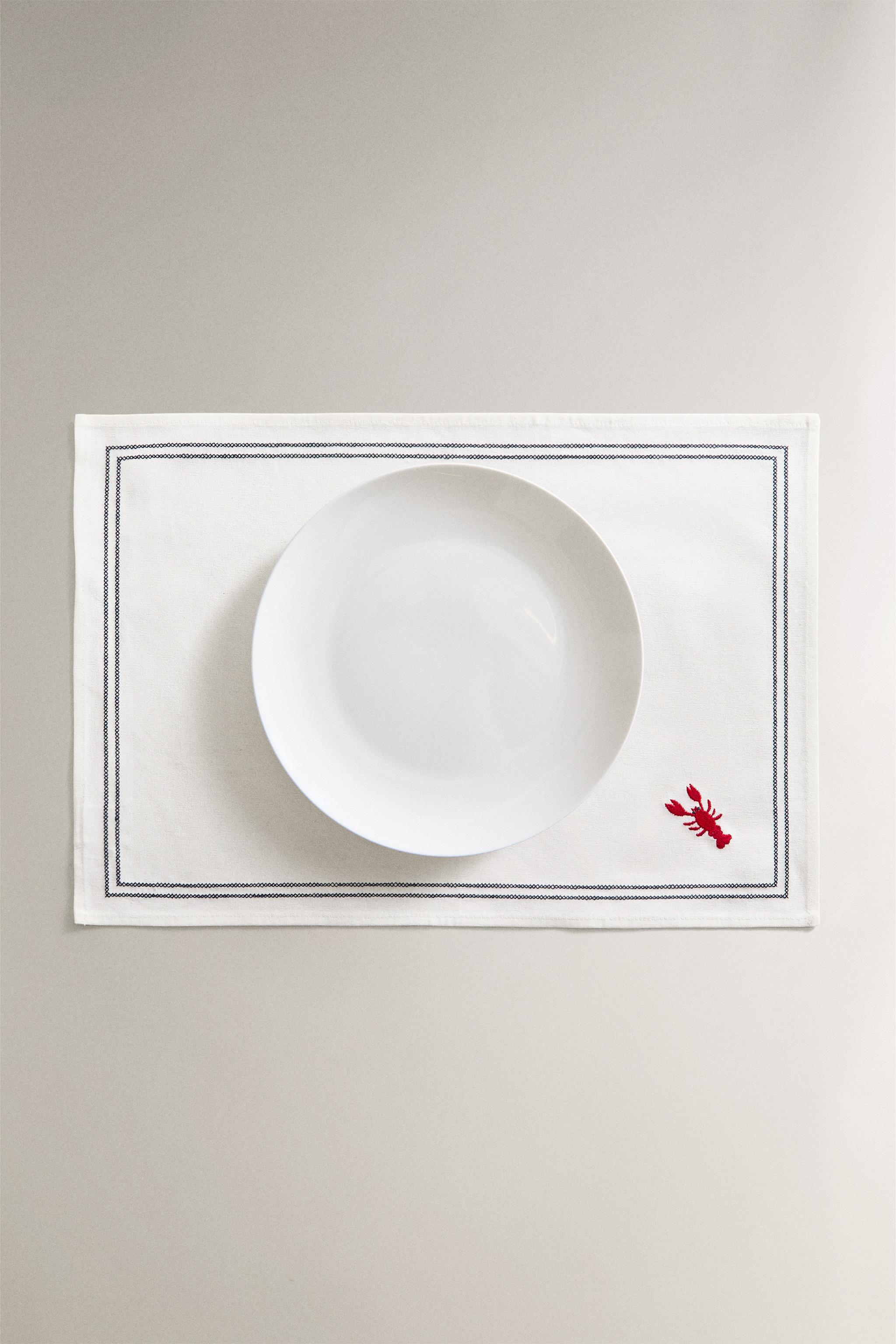 EMBROIDERED LOBSTER PLACEMAT