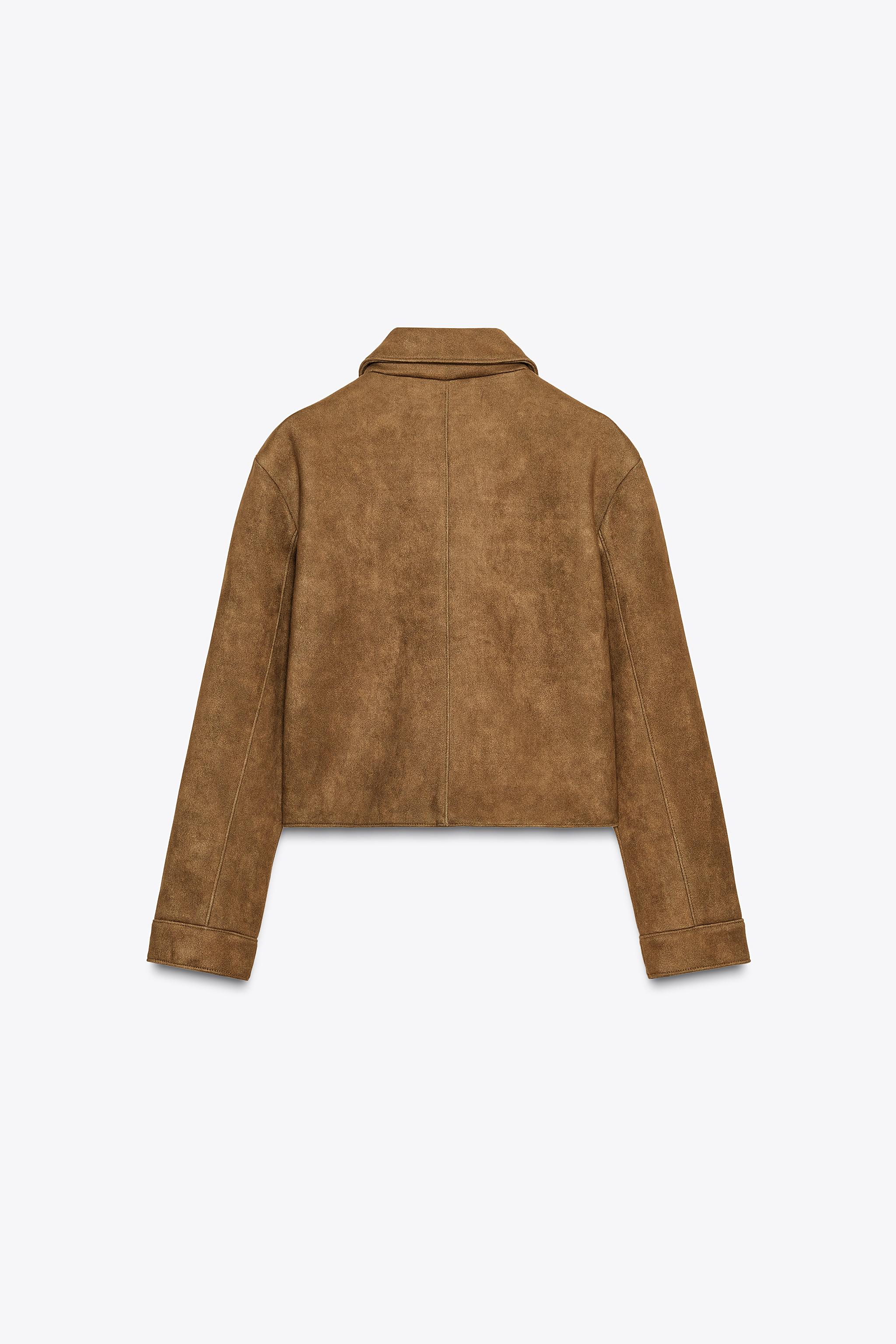 FAUX SUEDE JACKET