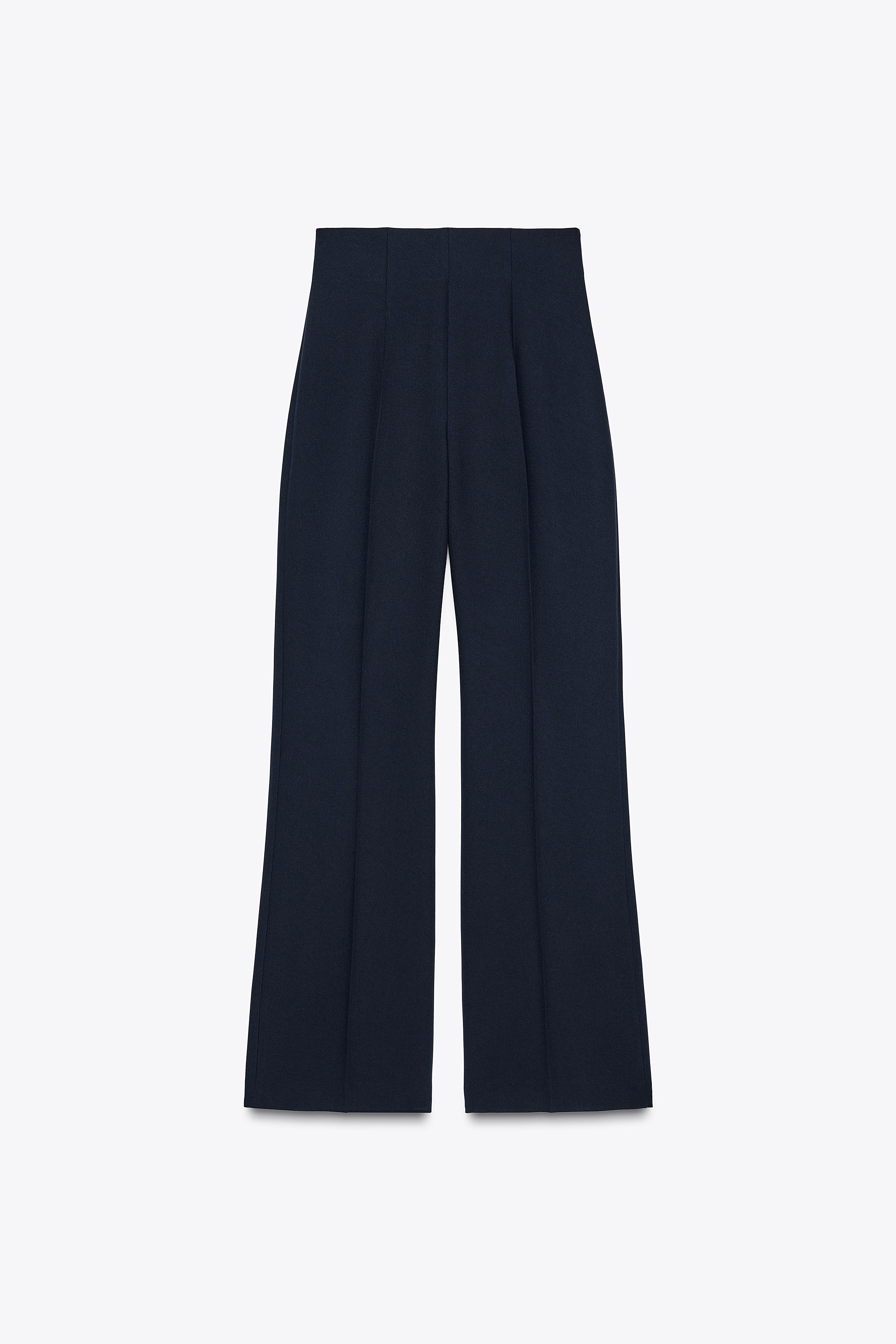 HIGH-WAISTED ZIPPER PANTS ZW COLLECTION