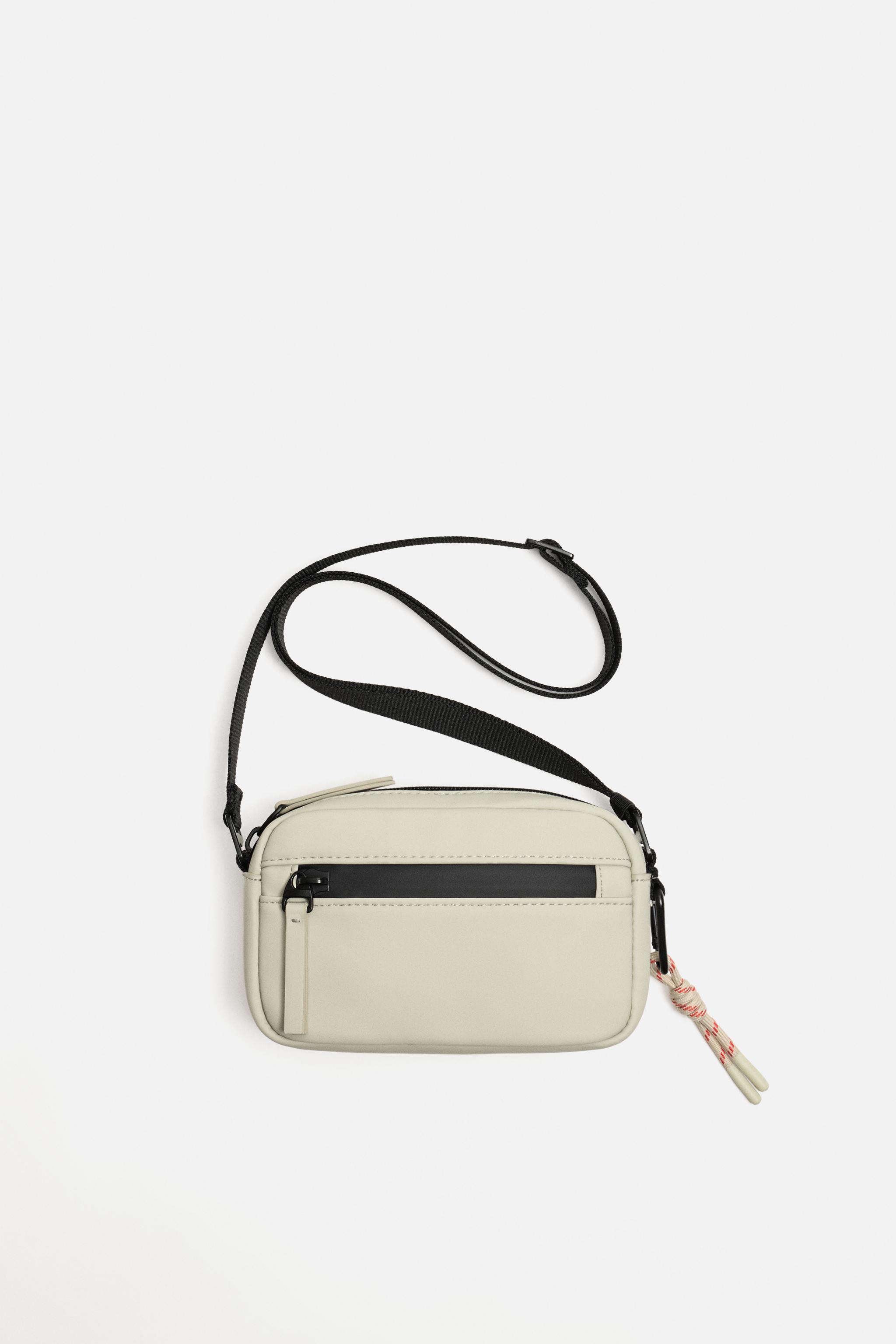 RUBBERIZED CROSSBODY BAG