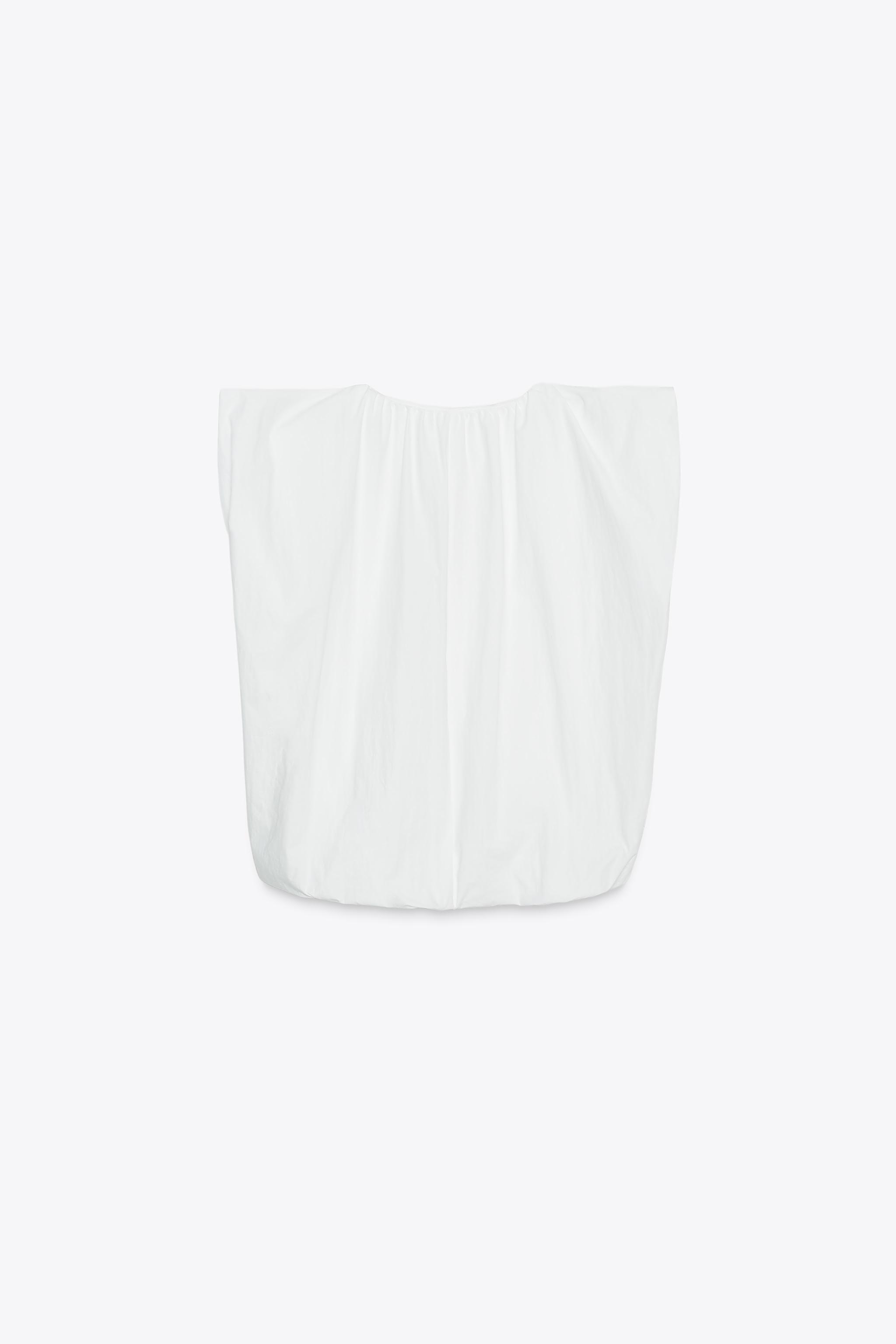 ZW COLLECTION BALLOON POPLIN TOP