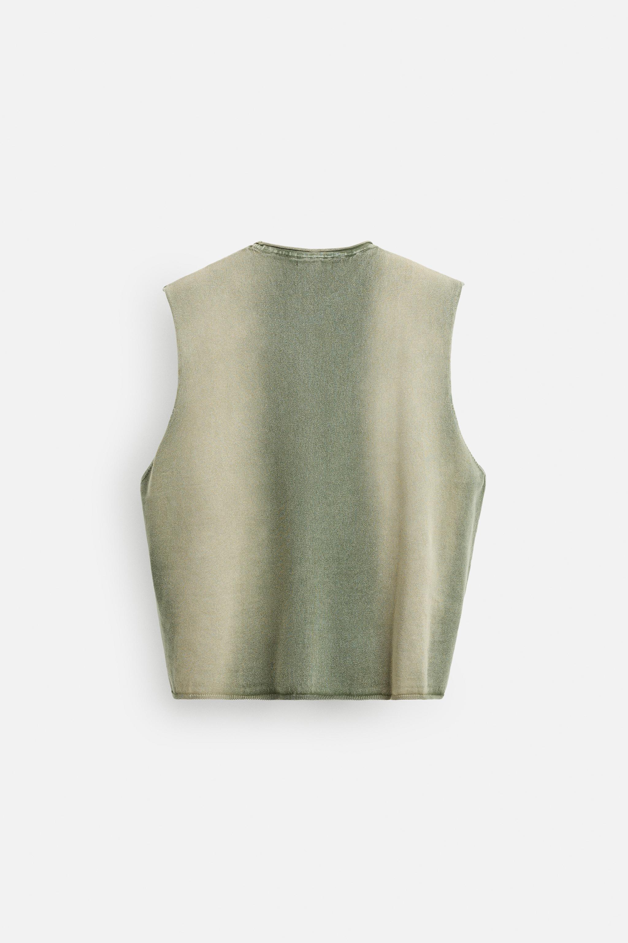 WASHED KNIT TANK TOP