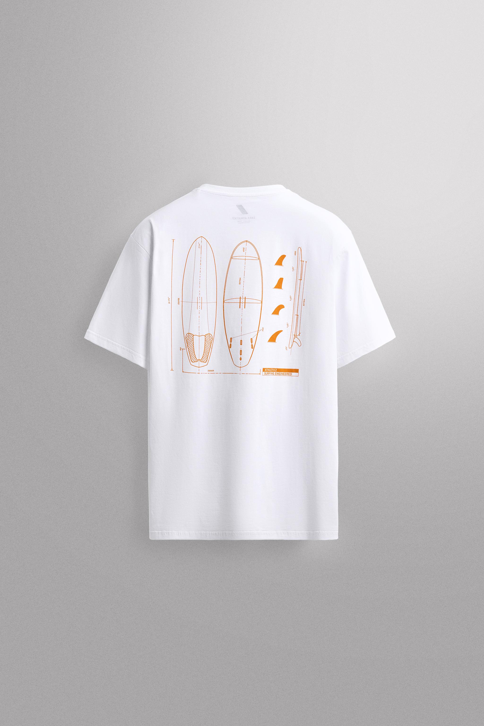 SURFBOARD PRINT T-SHIRT