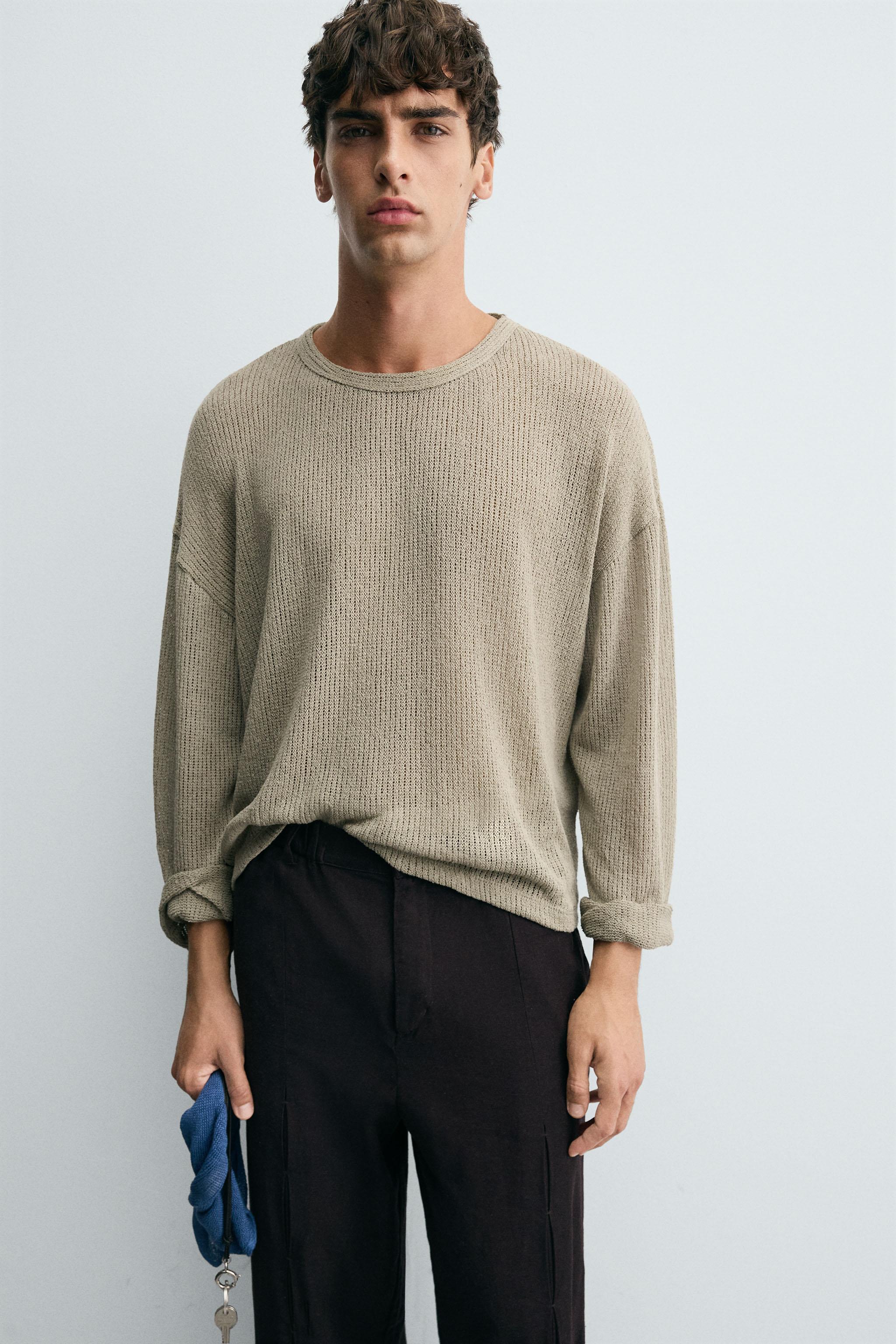 OPENWORK TEXTURED T-SHIRT