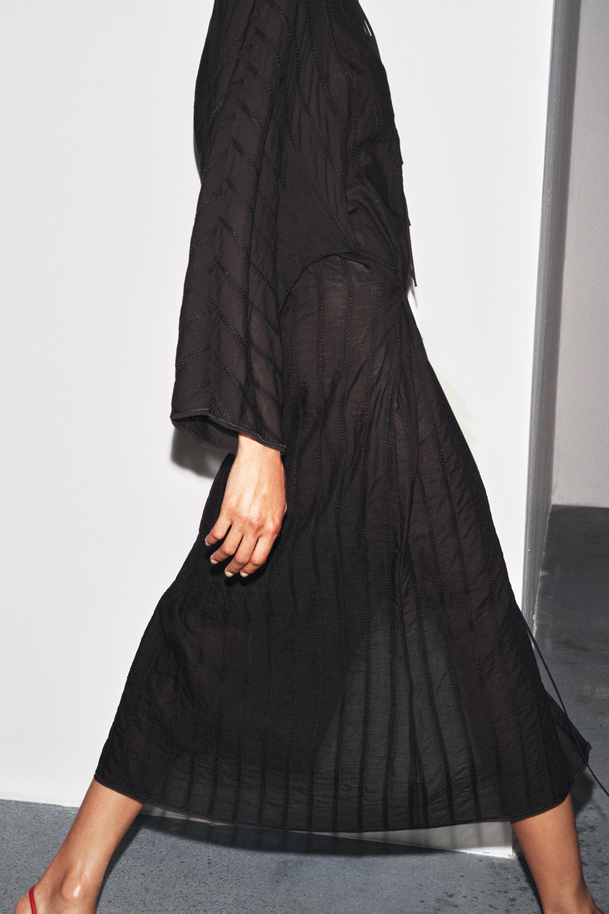 ZW COLLECTION MIDI FROG FASTENER DRESS