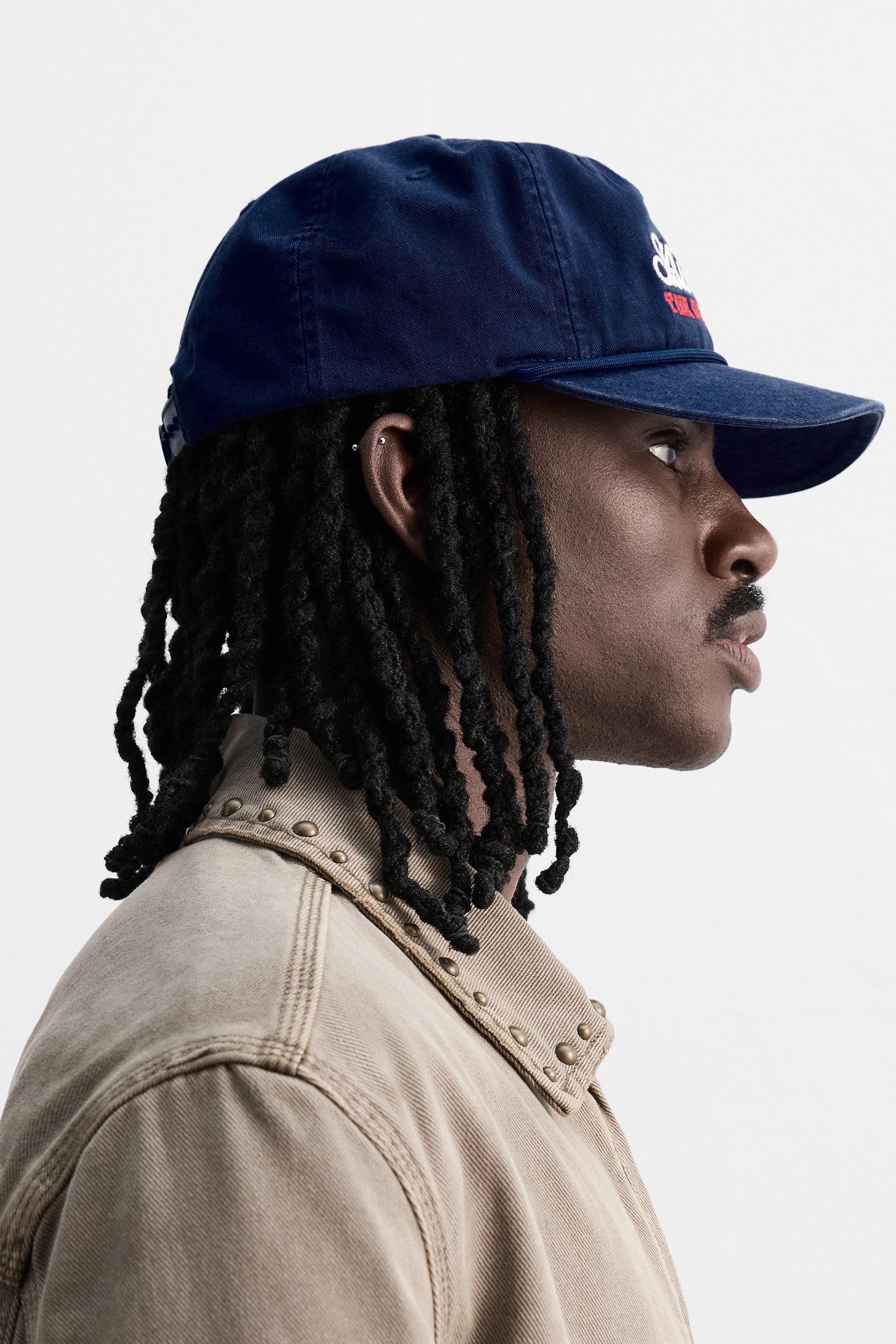 WASHED EMBROIDERED CAP