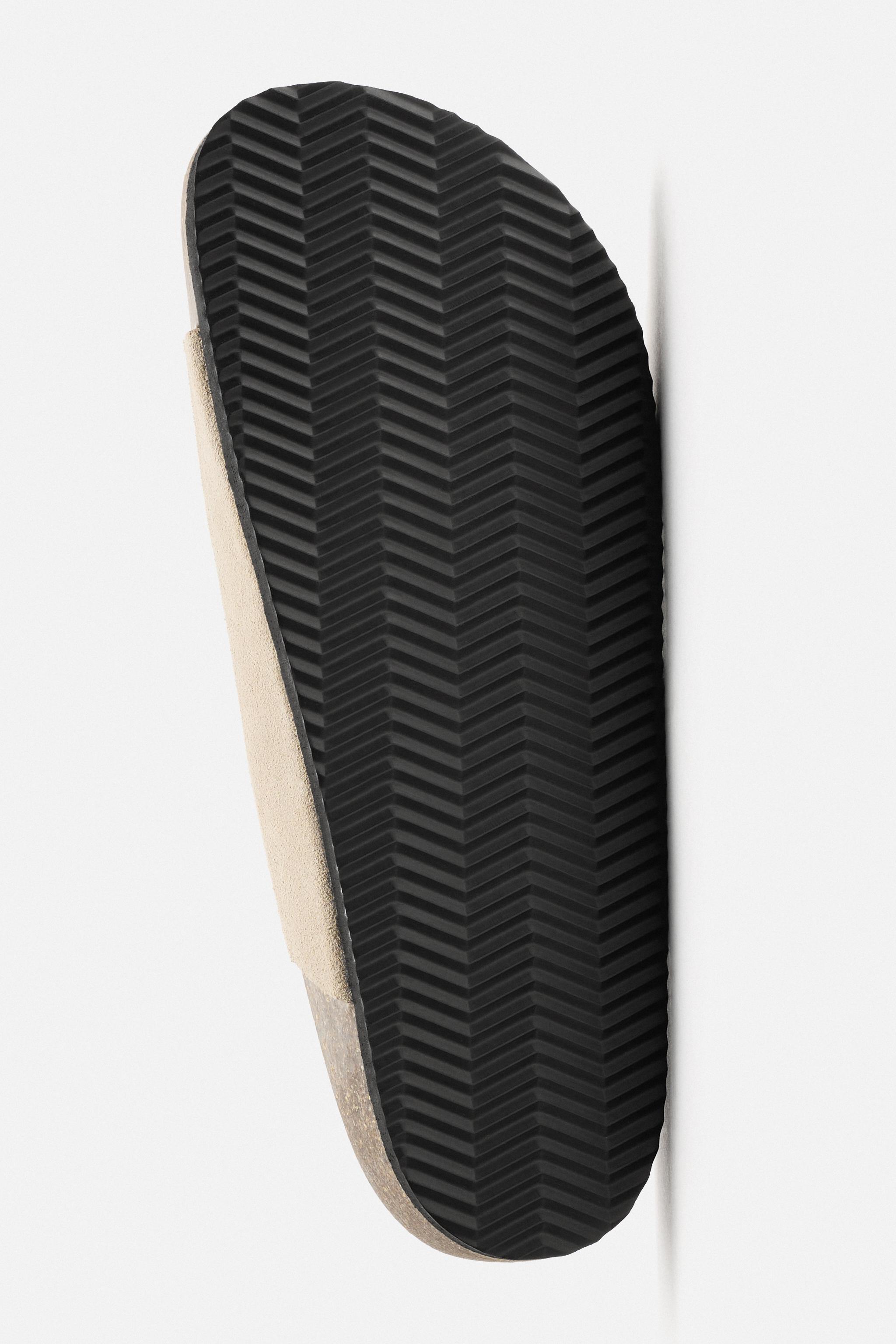 DOUBLE STRAP LEATHER SANDALS