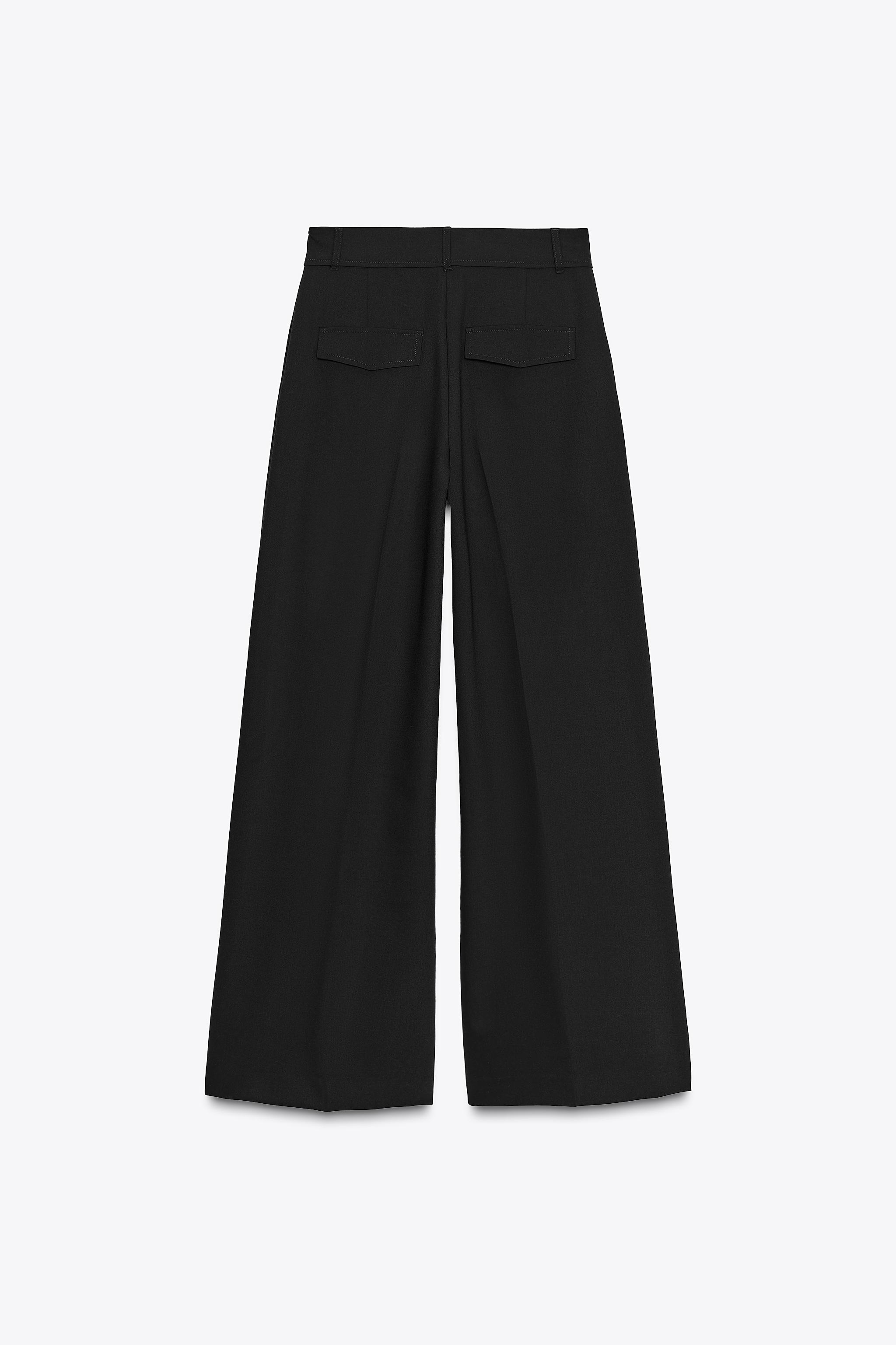 FLAP PLEATED PANTS
