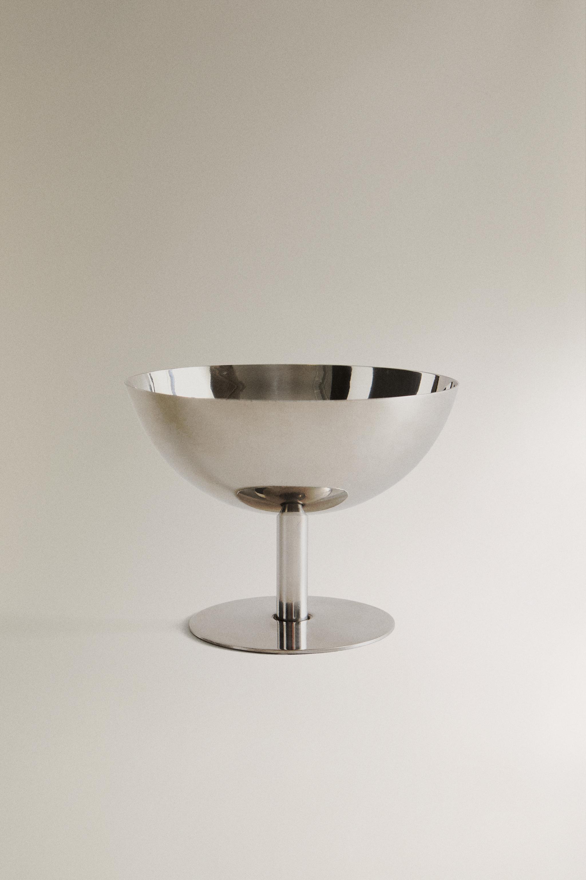 SHINY METAL ICE-CREAM CUP