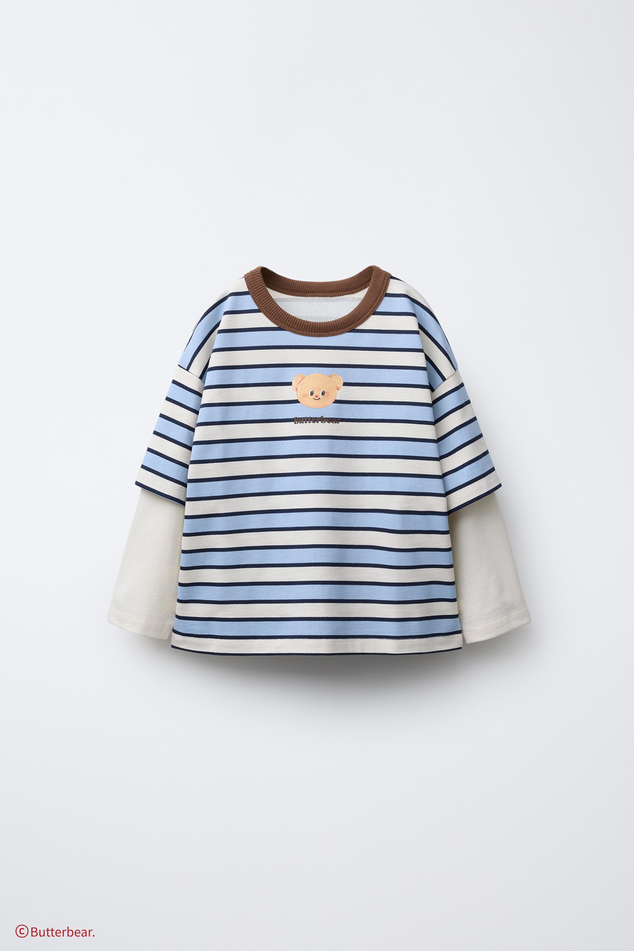 BUTTERBEAR © STRIPED T-SHIRT