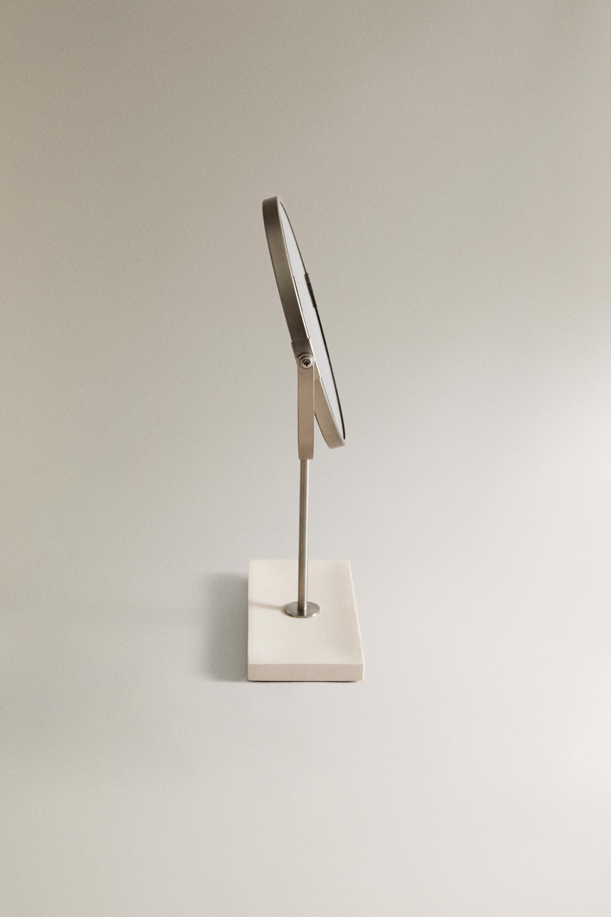 WHITE MARBLE VANITY MIRROR