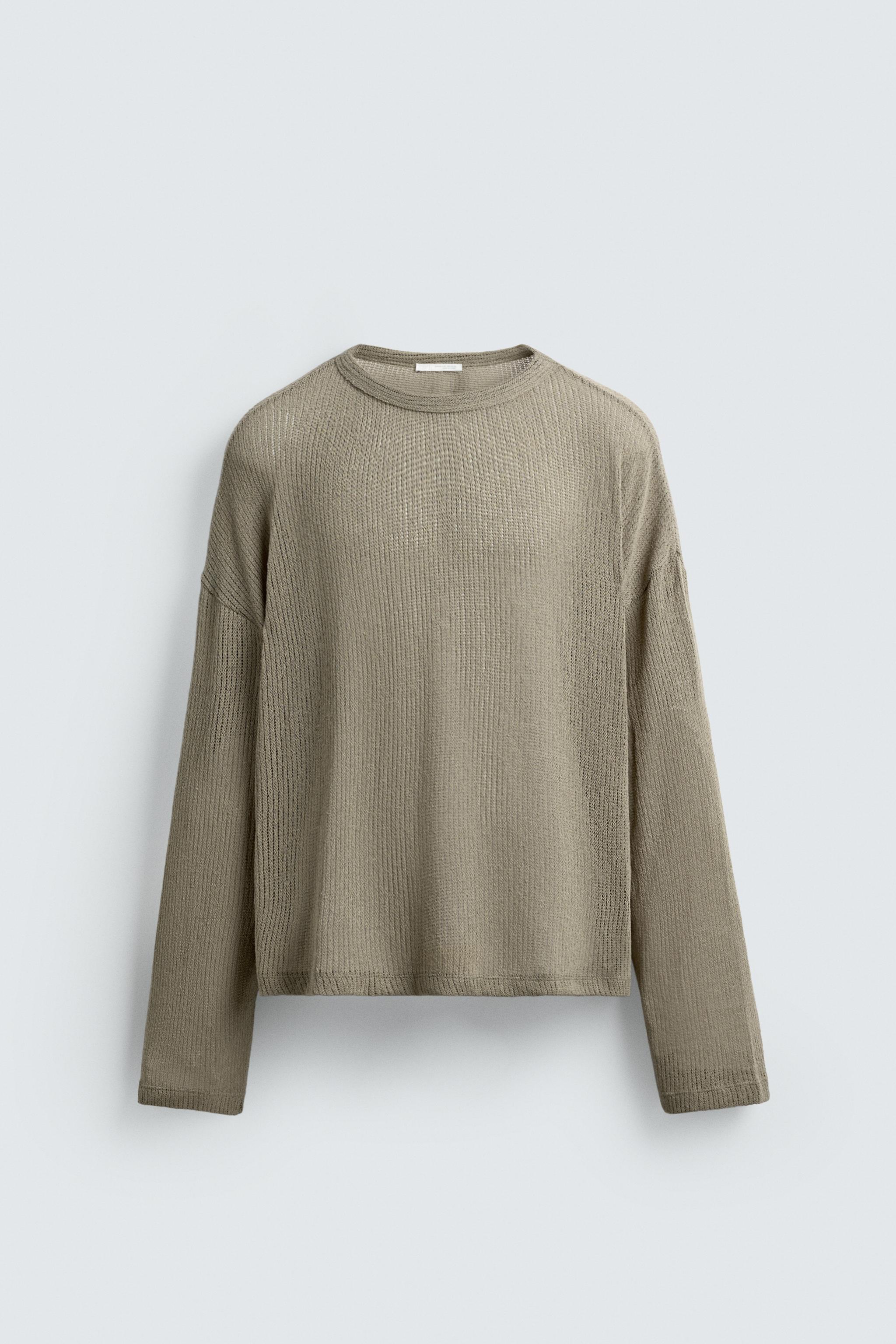 OPENWORK TEXTURED T-SHIRT