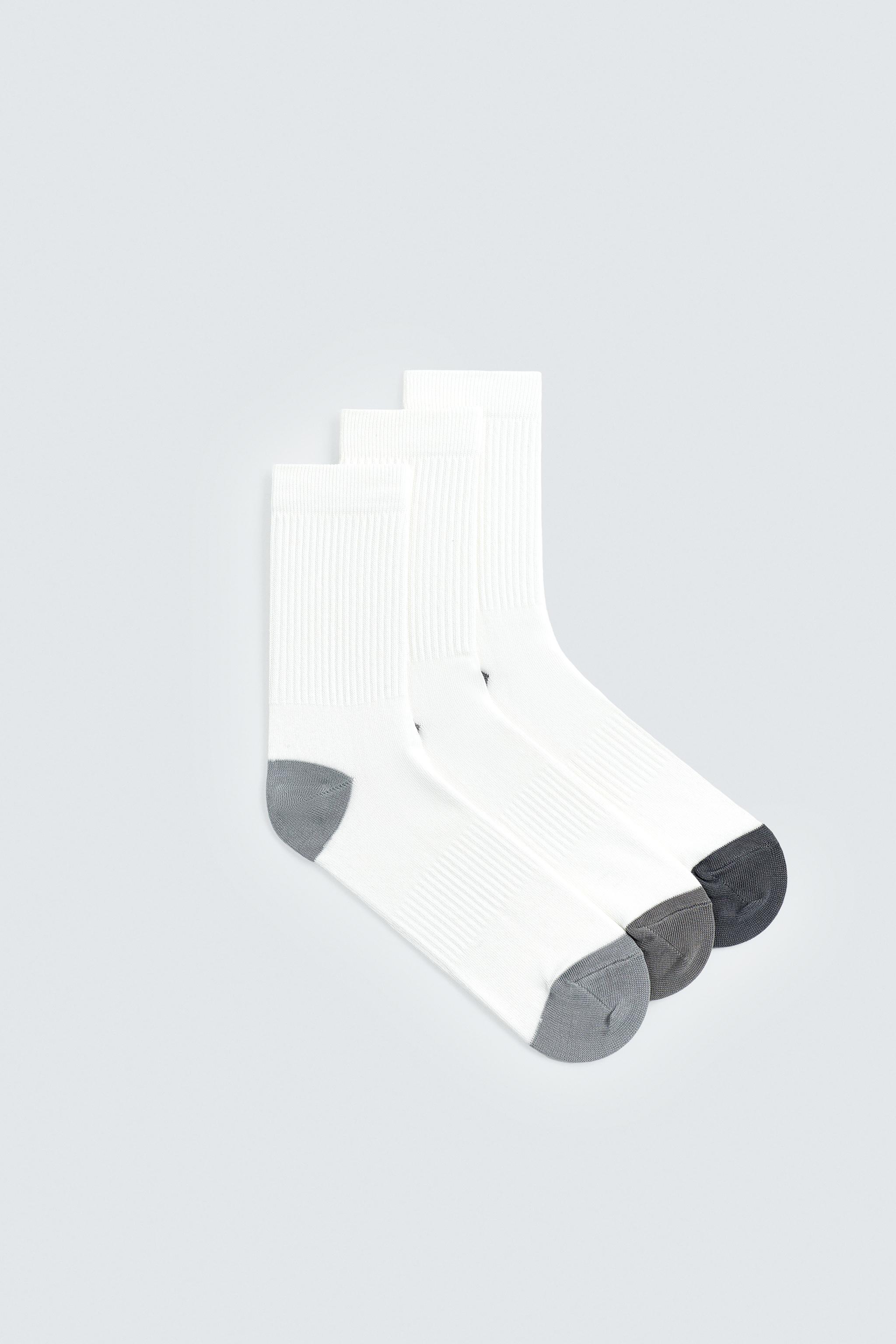 CONTRAST SOCKS 3-PACK