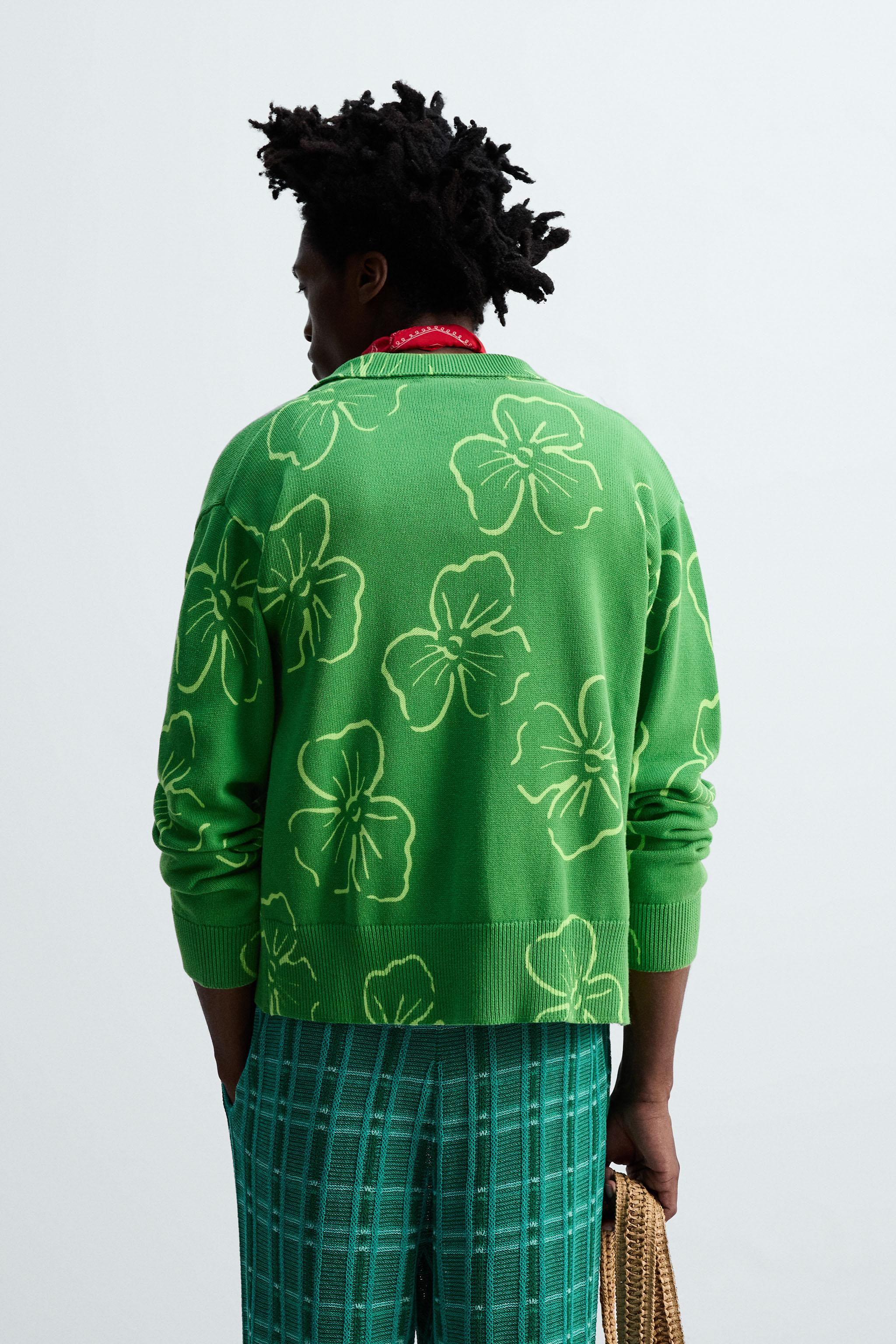 FLORAL PRINT CARDIGAN © OTIS KWAME KYE QUAICOE
