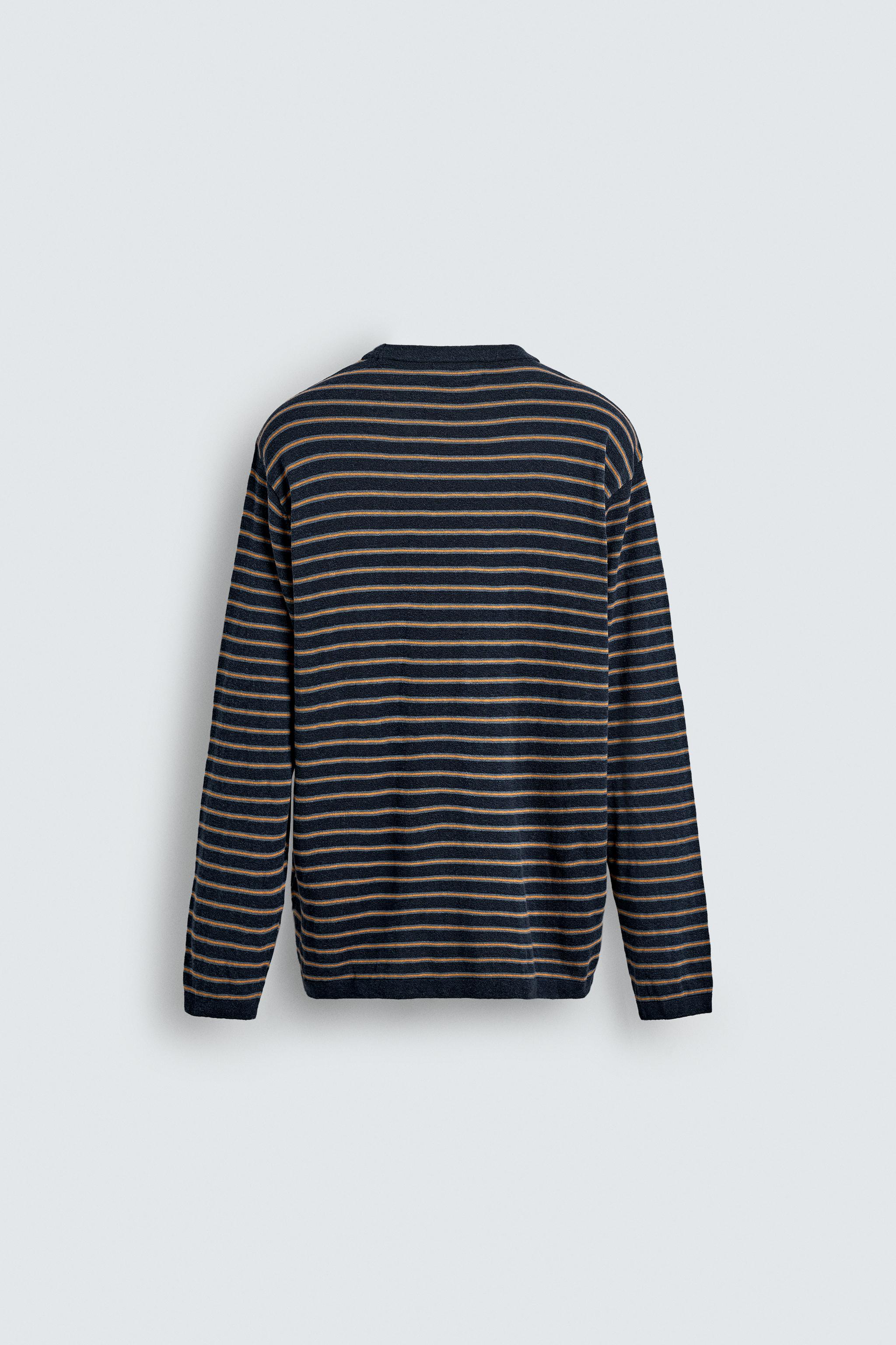 STRIPED JACQUARD SWEATER