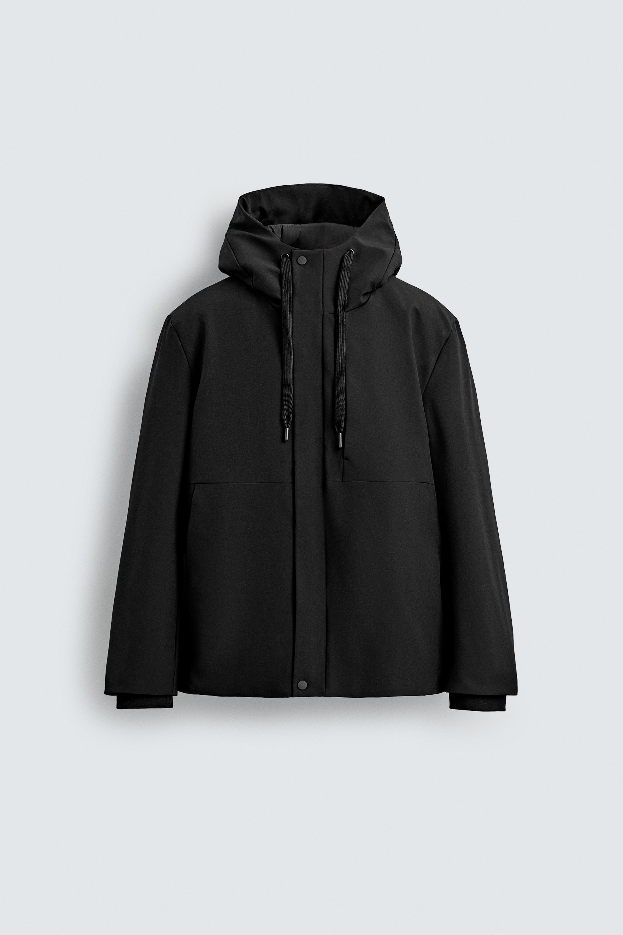 HOODED TECHNICAL JACKET