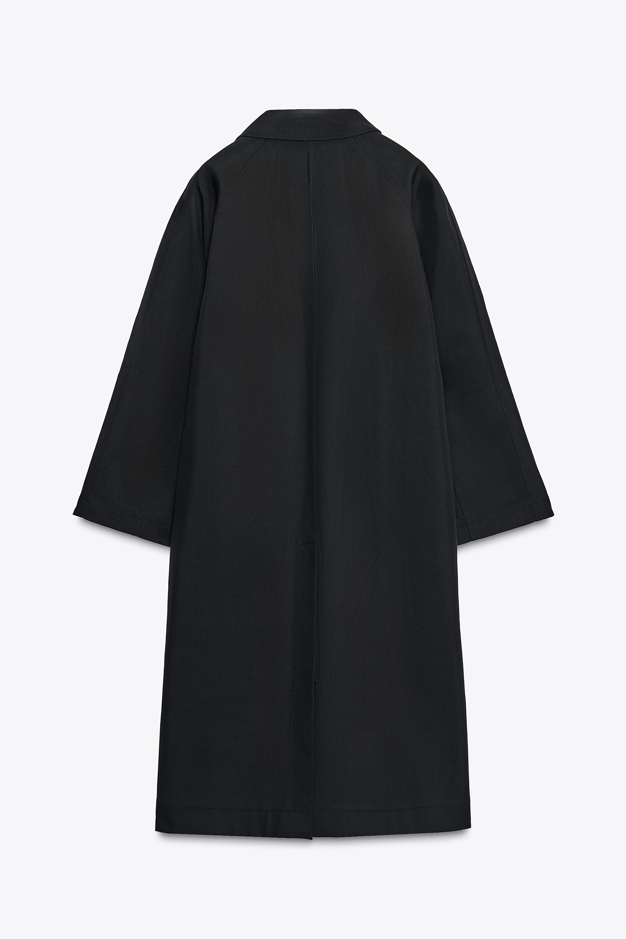 ZW COLLECTION BUTTON LONG TRENCH COAT