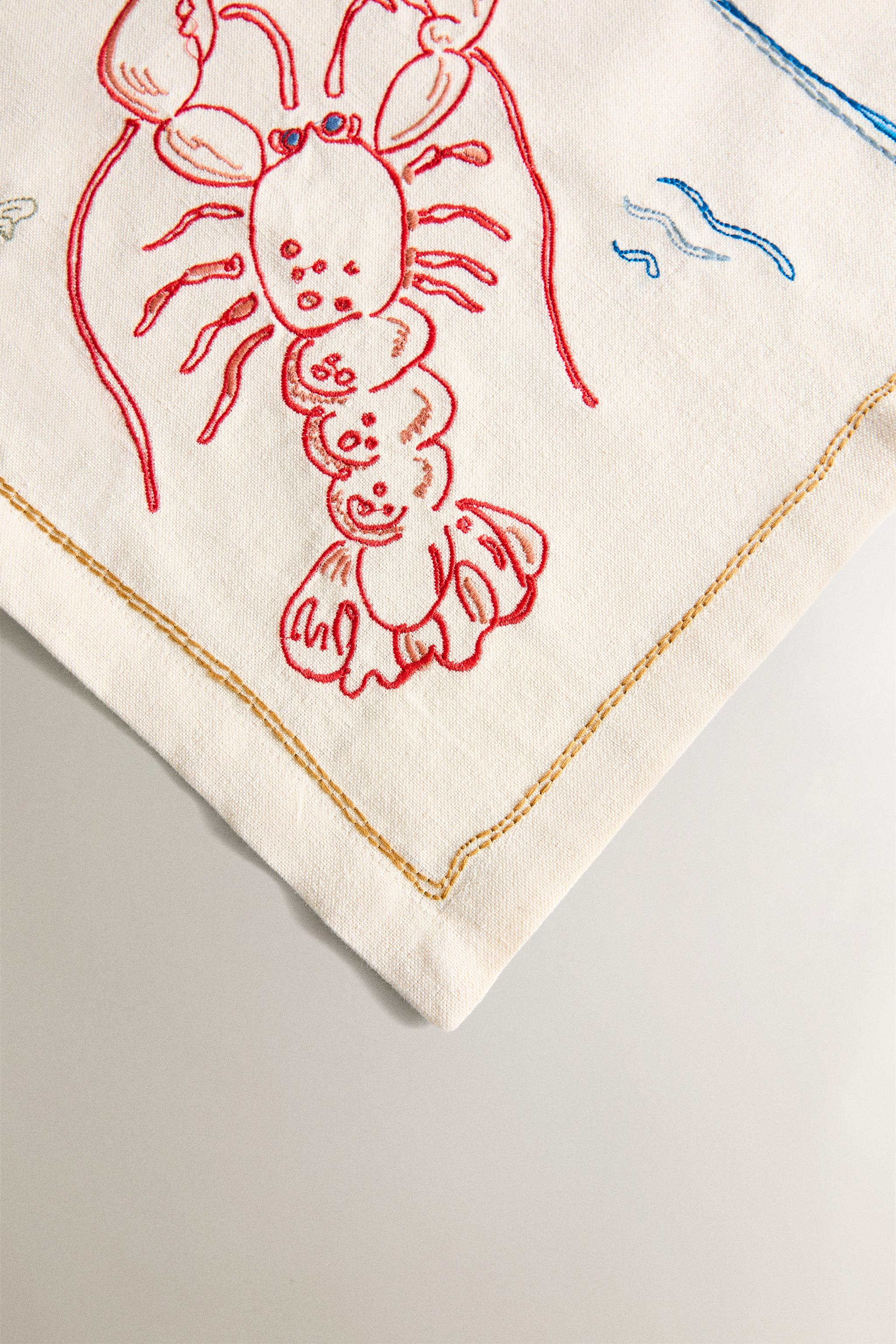 EMBROIDERED LOBSTER PLACEMAT