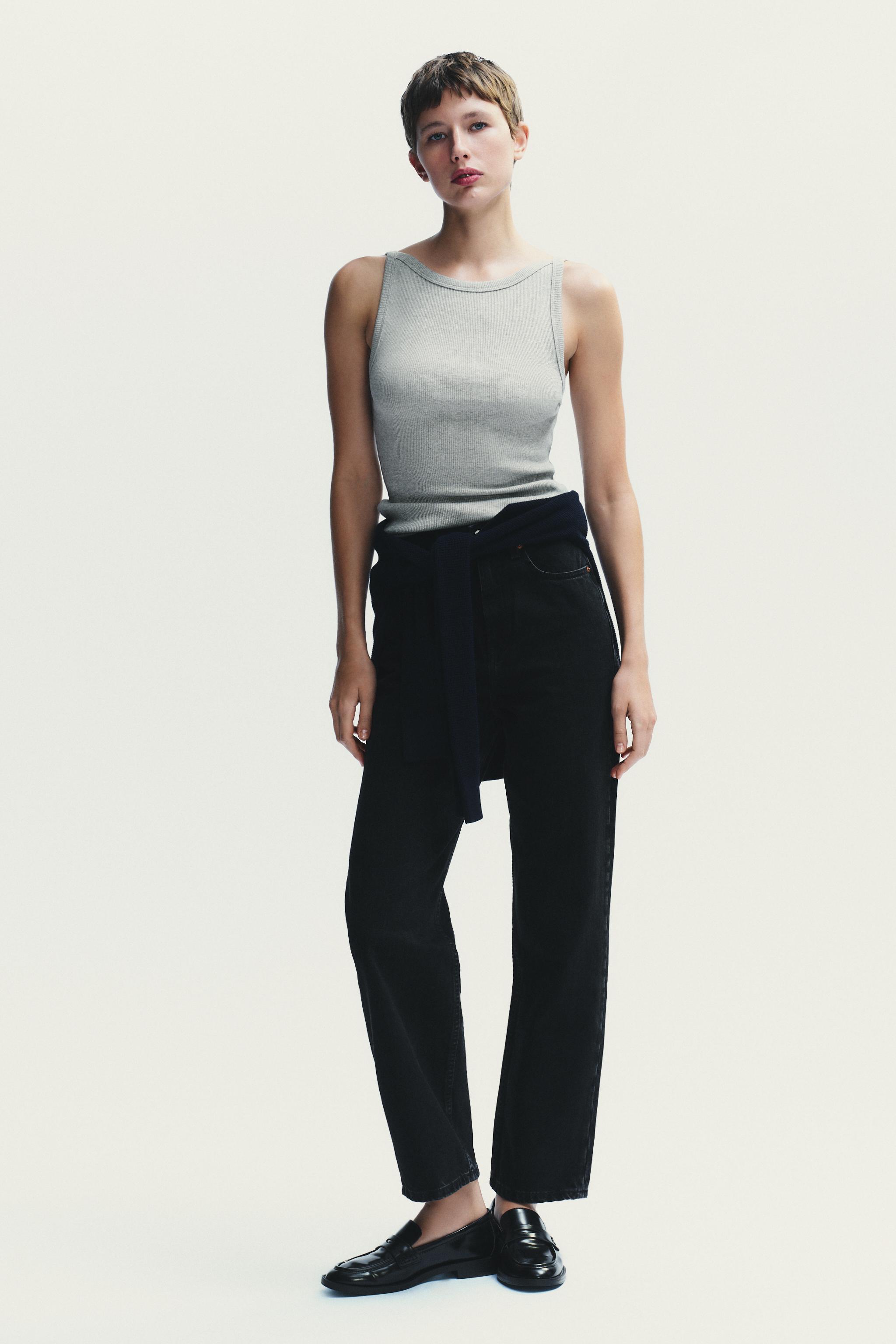 TRF MOM FIT HIGH WAIST JEANS