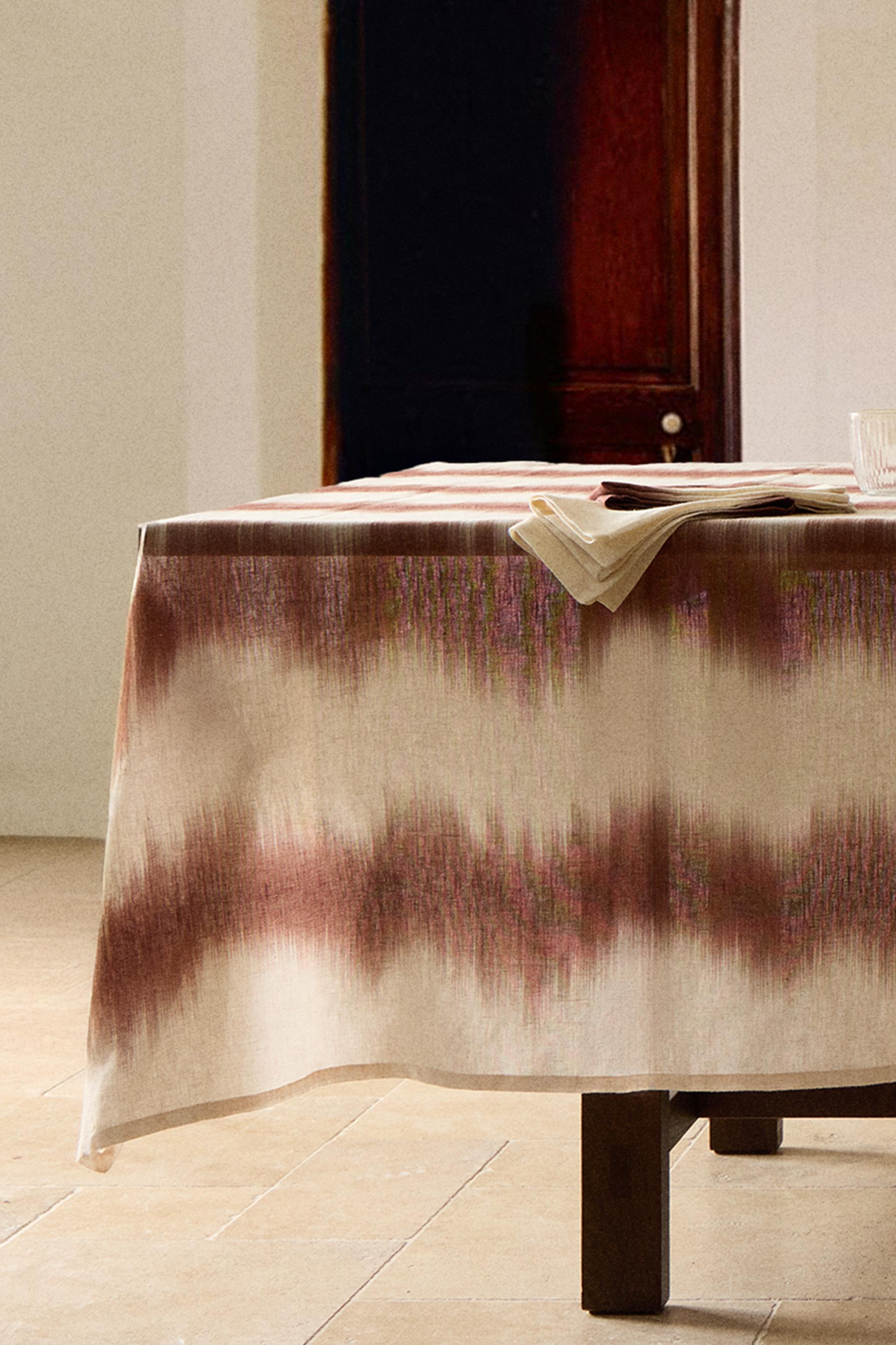 OMBRÉ LINEN TABLECLOTH X COLLAGERIE