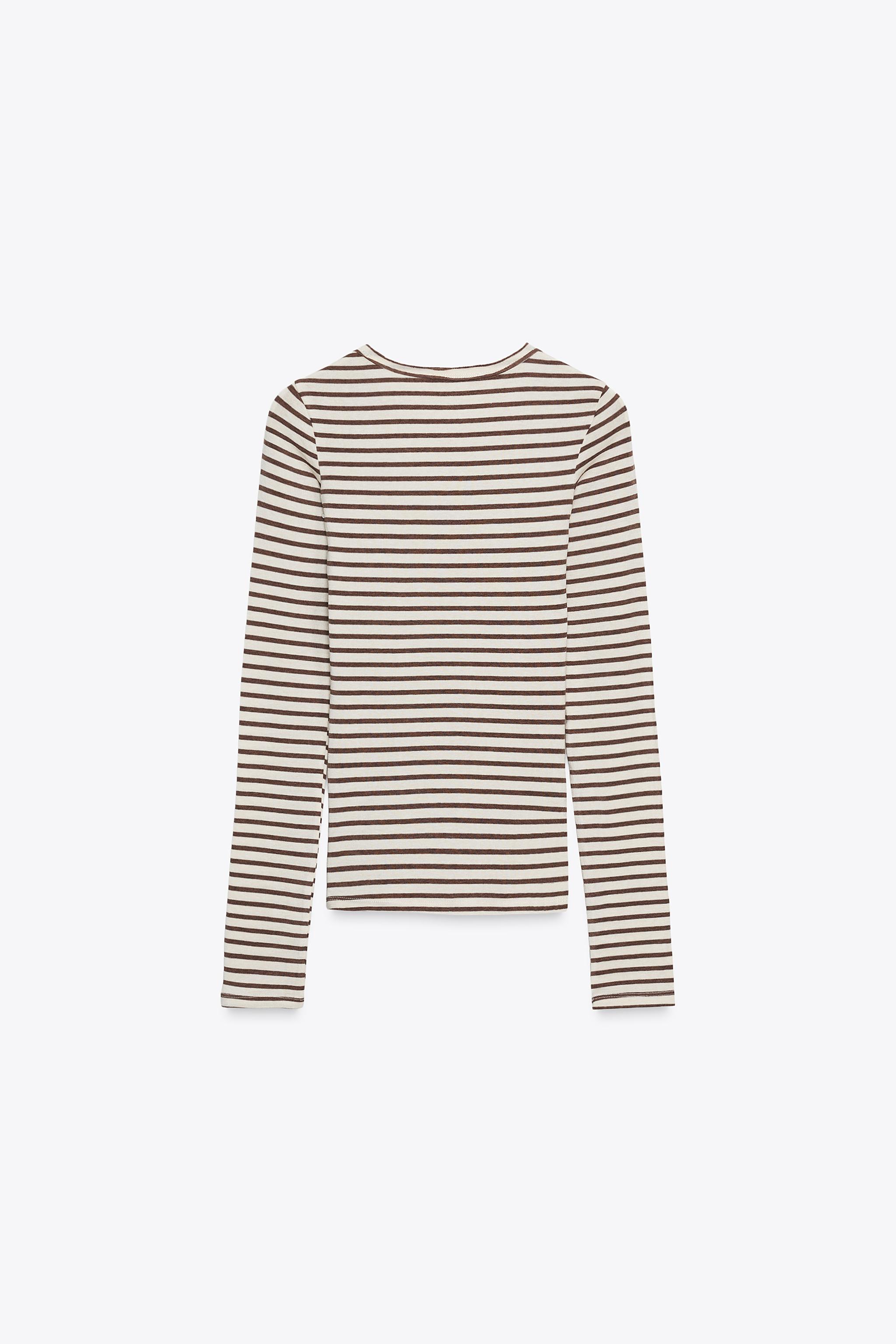 STRIPED LONG SLEEVE T-SHIRT