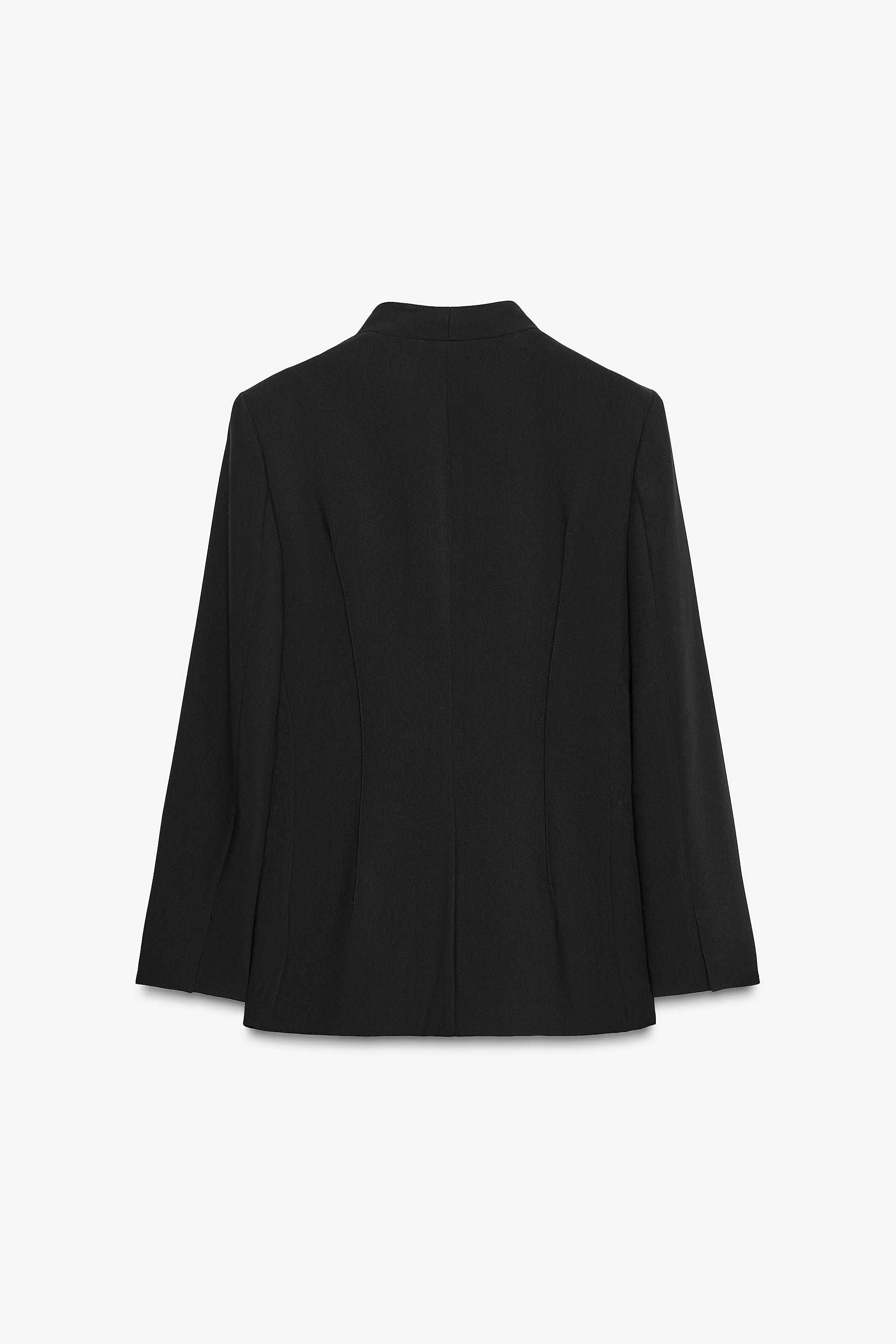 INVERTED LAPEL BLAZER