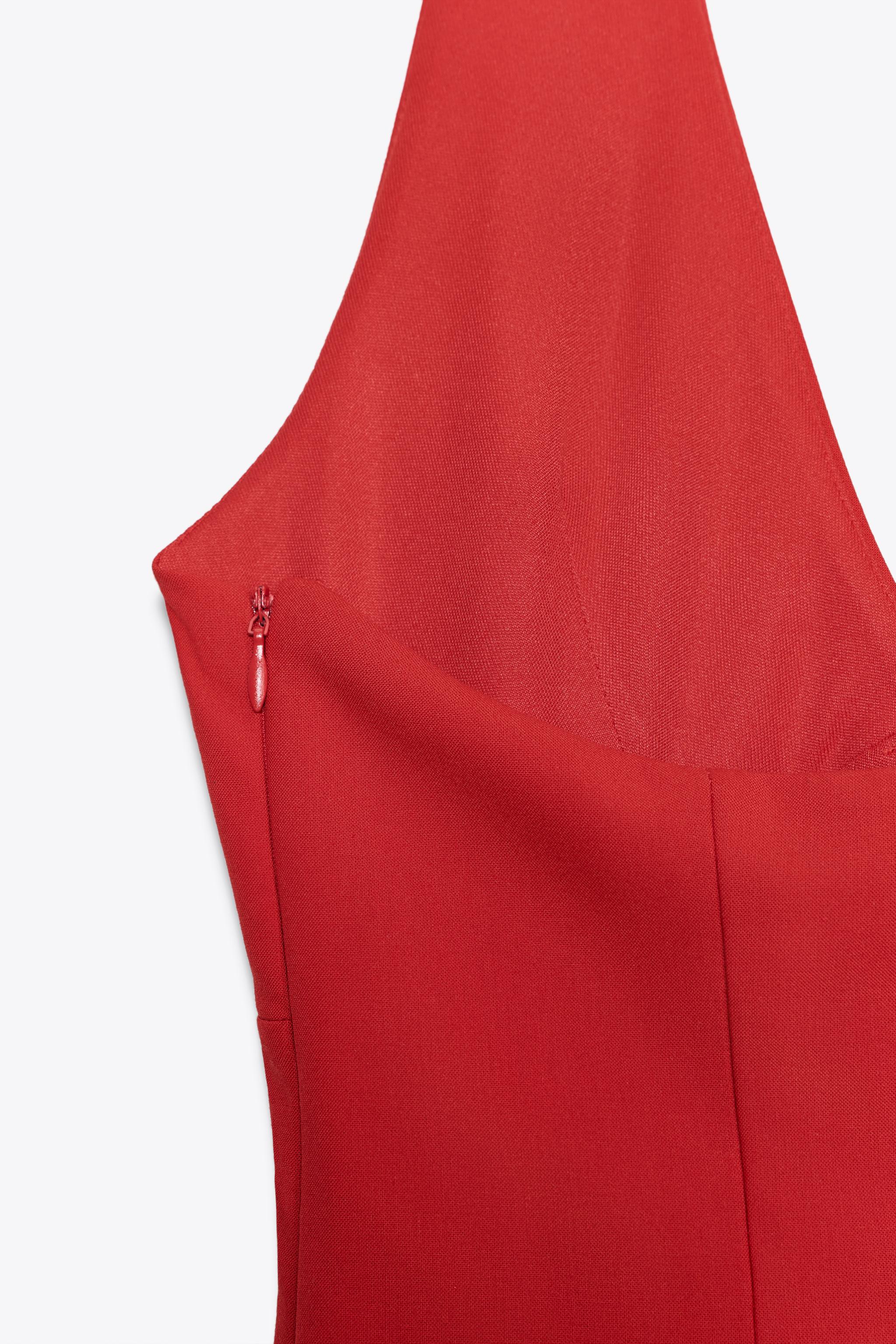 HALTER TWO-LAYER DRESS