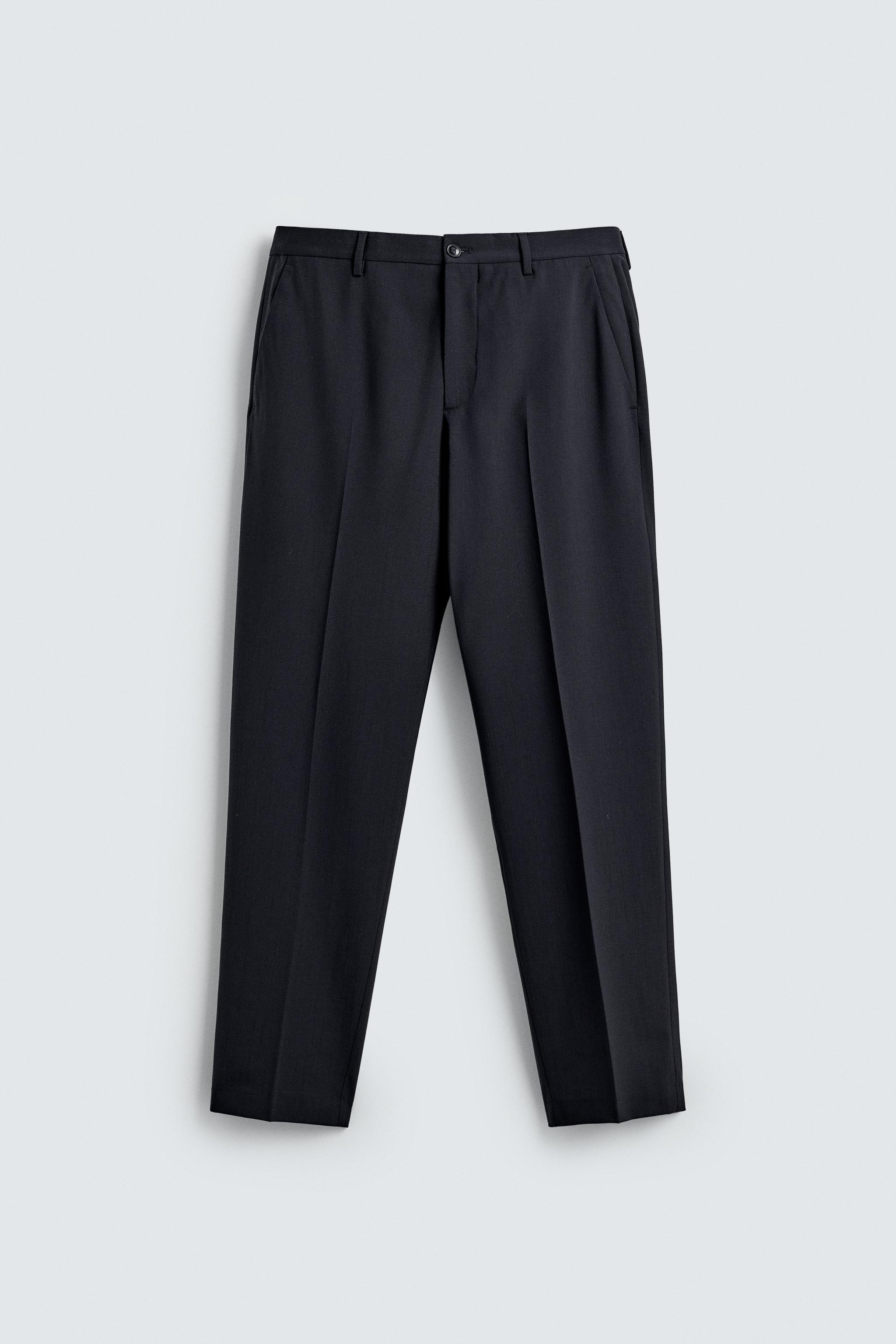 WOOL SUIT PANTS
