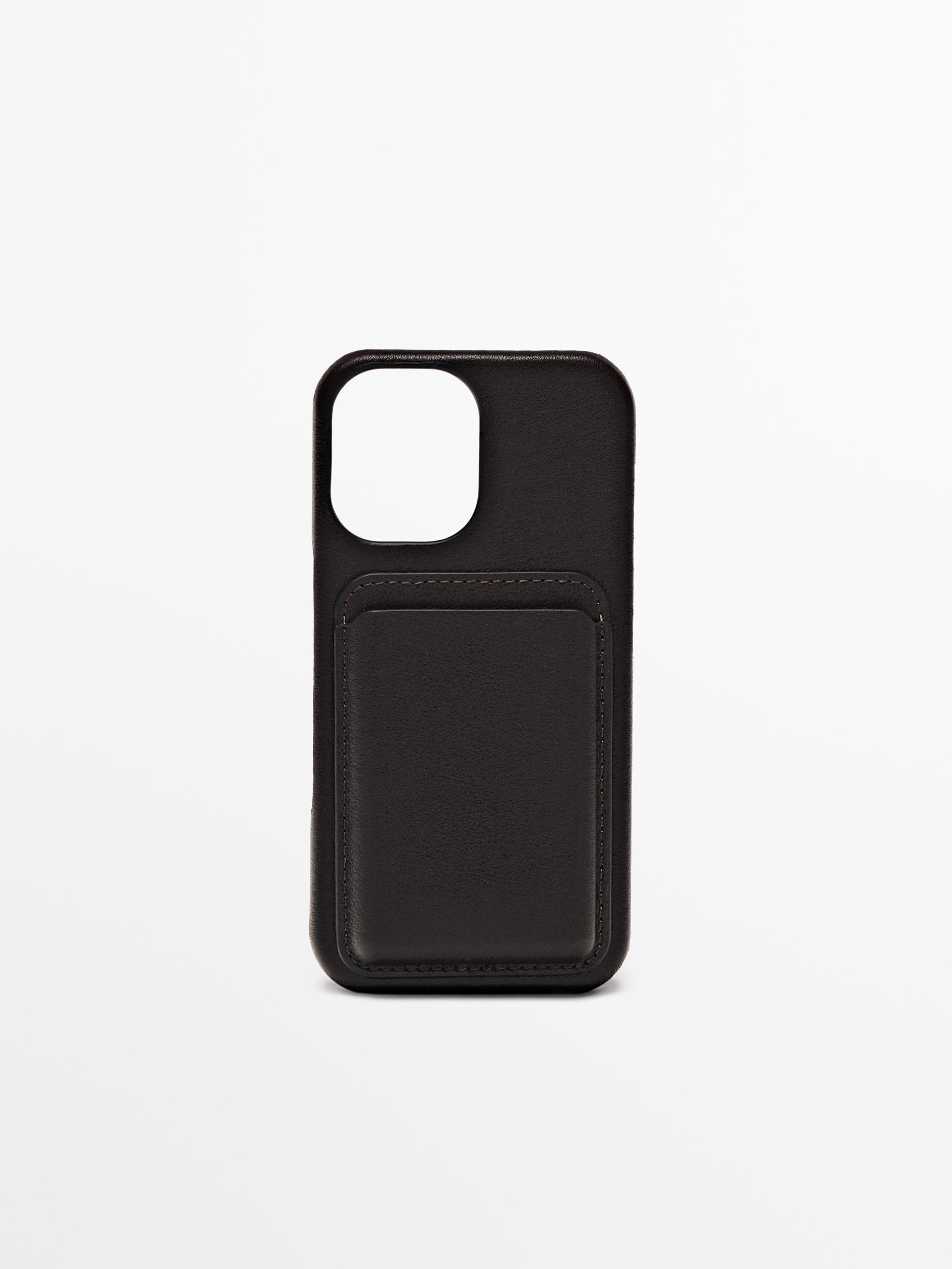 Nappa leather iPhone 16 case