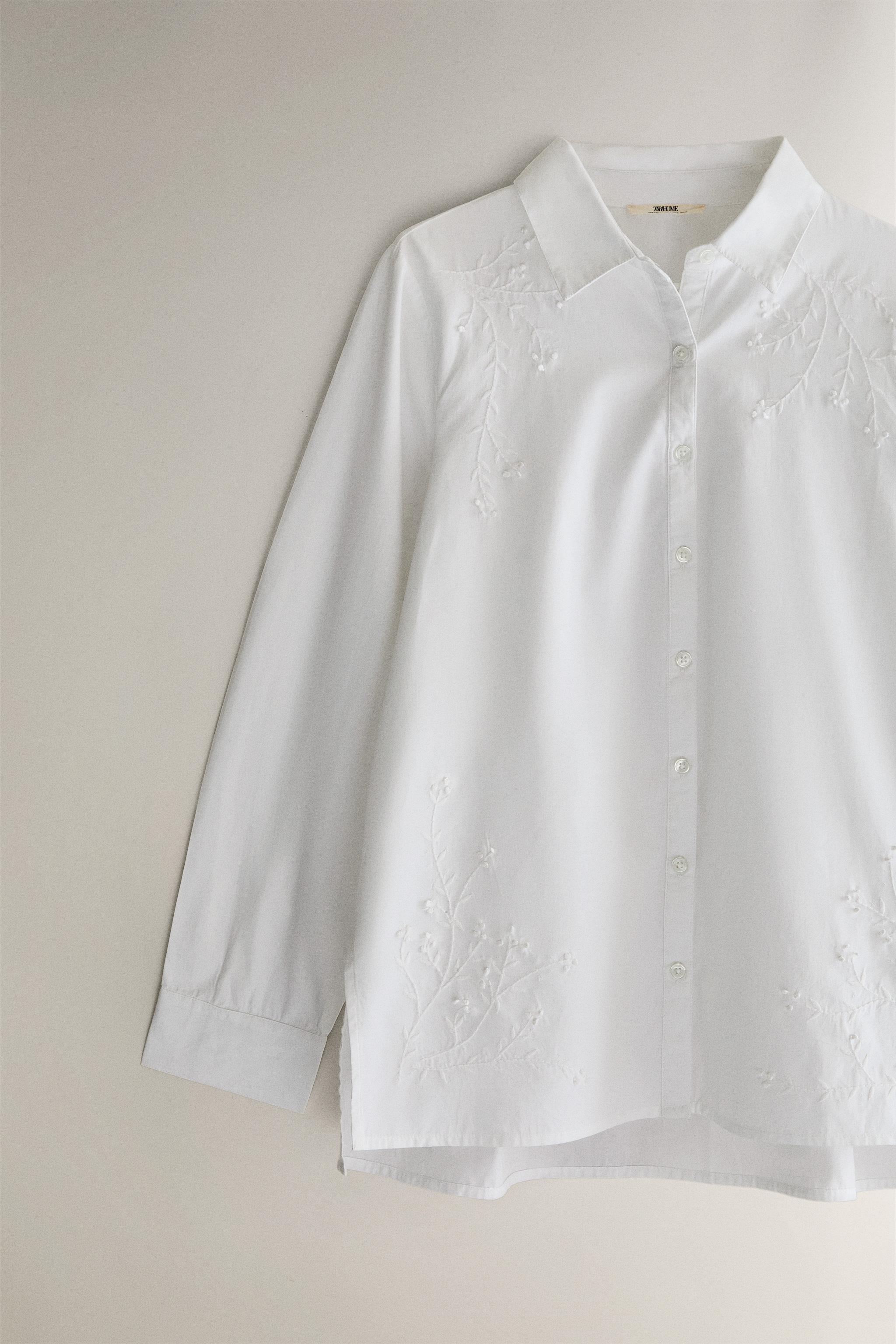 EMBROIDERED COTTON SHIRT