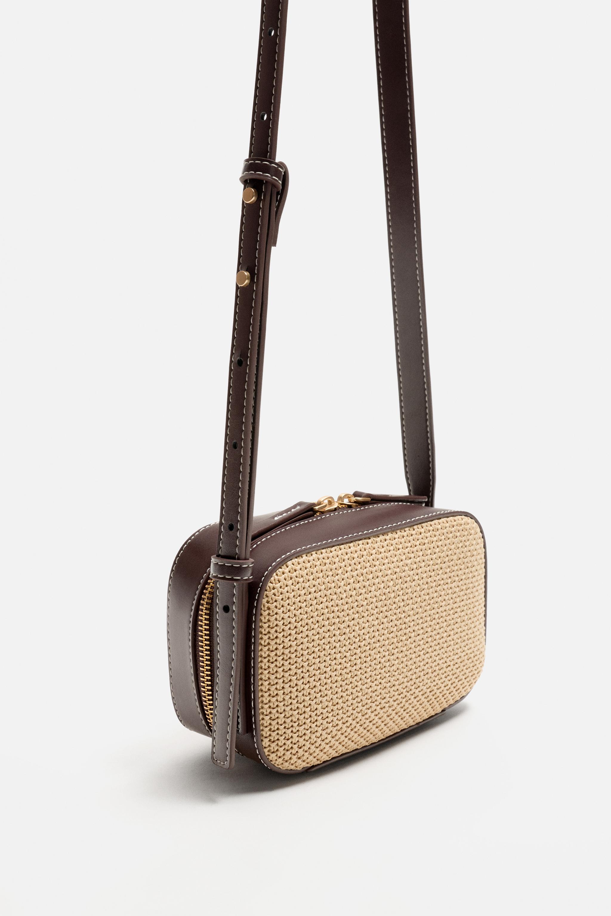 WOVEN CROSSBODY BAG