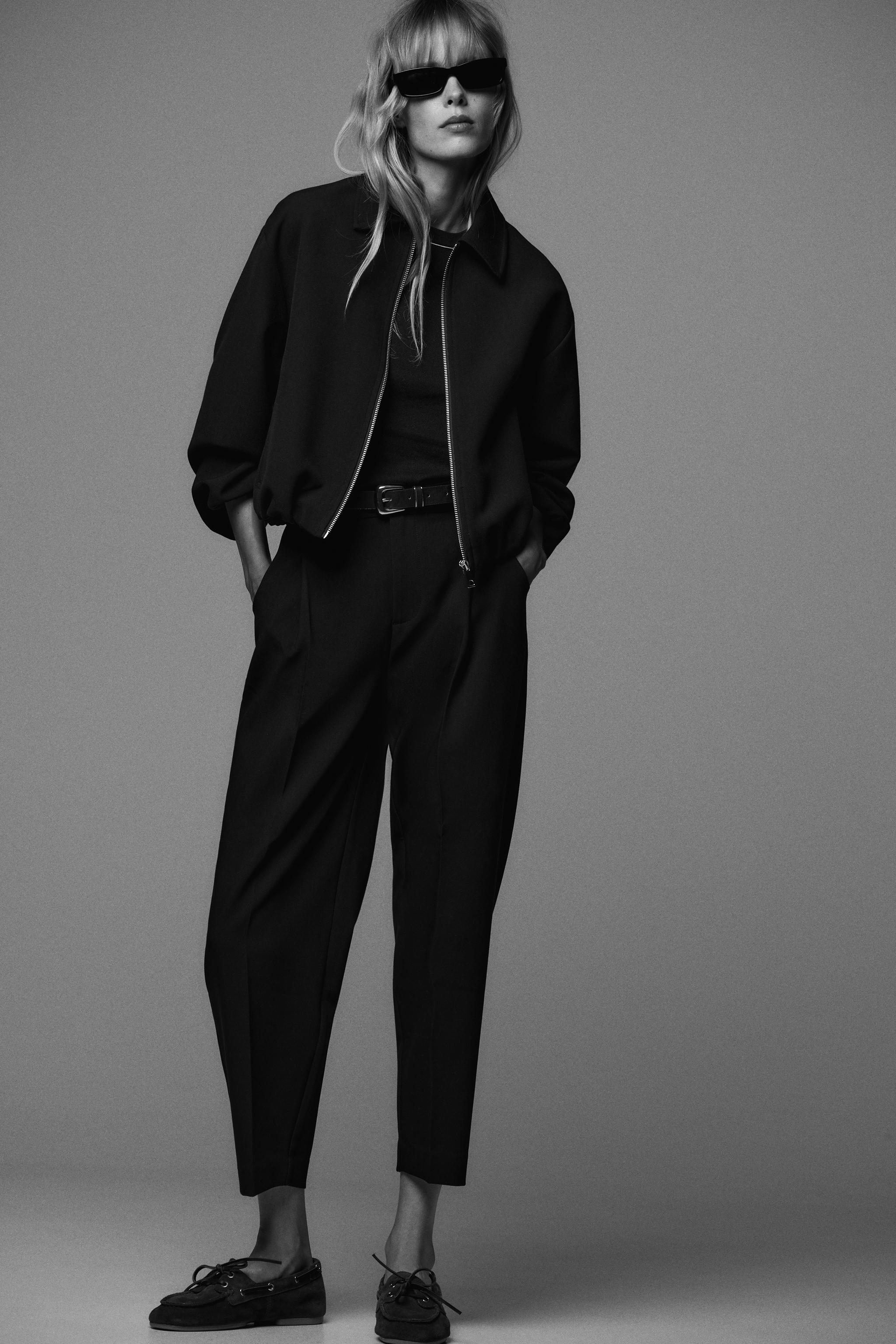 PUFFED ZIPPERED BOMBER JACKET