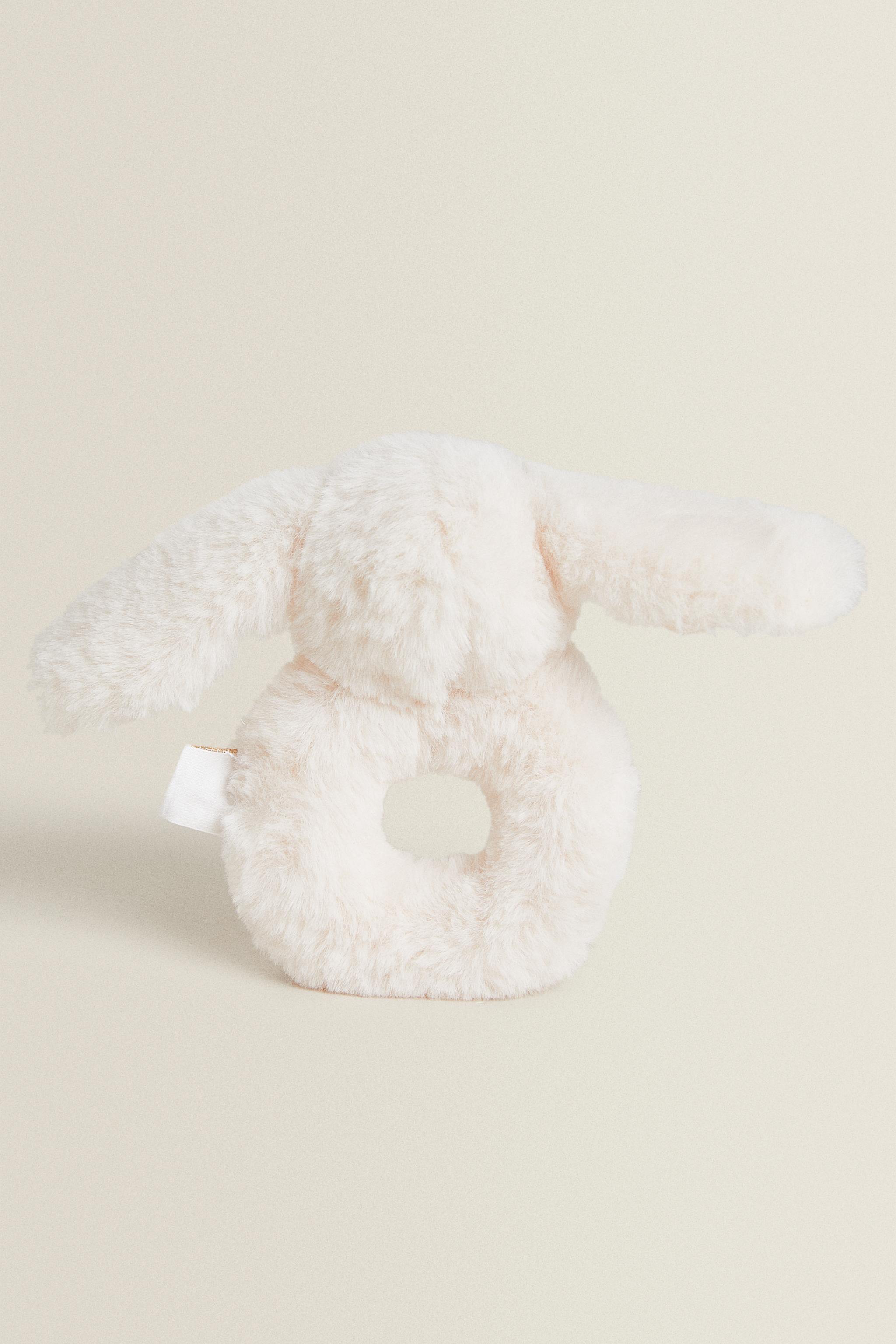 CHILDREN’S BUNNY PLUSH TOY RATTLE